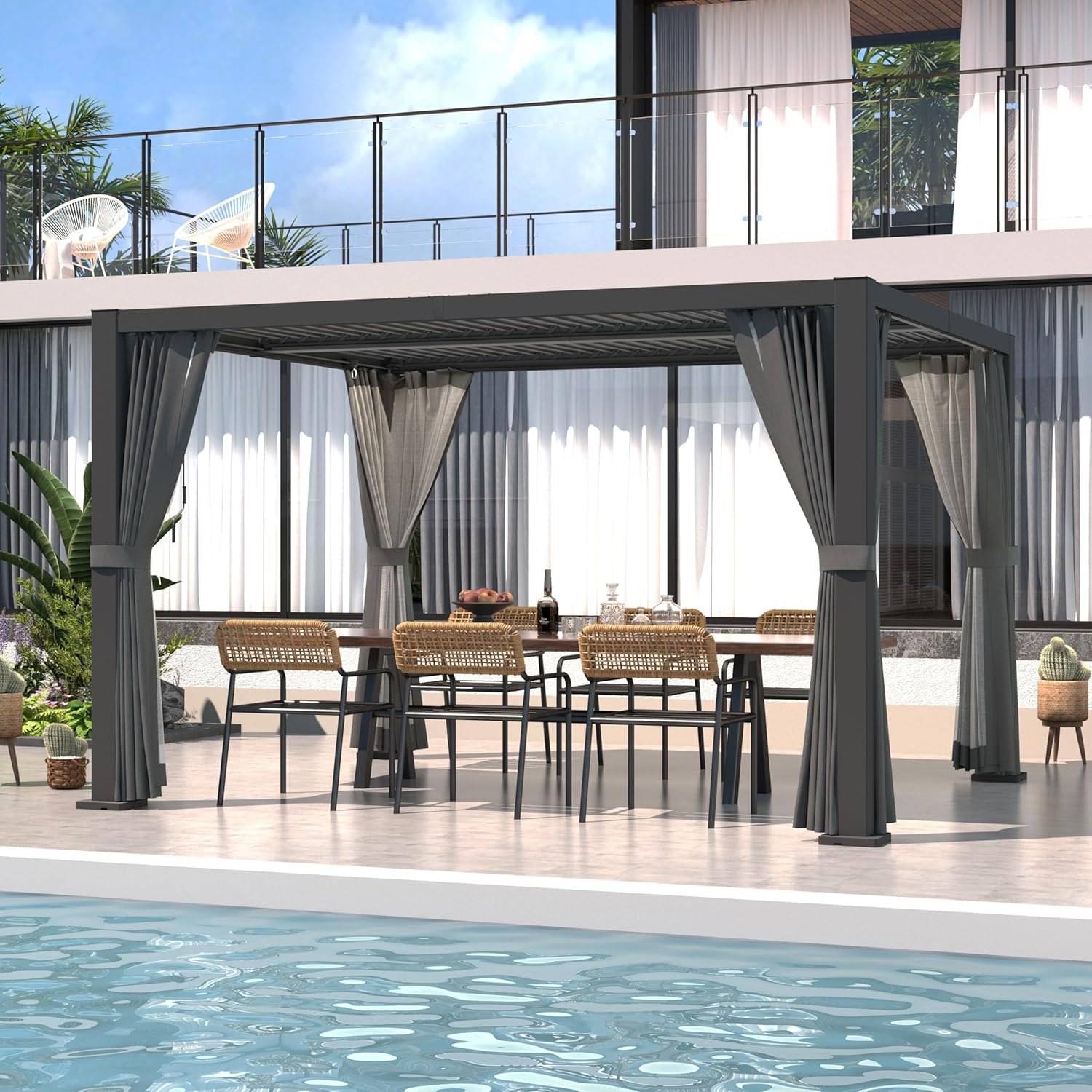 Image 1 of buy ONLYCTR aluminum pergola
