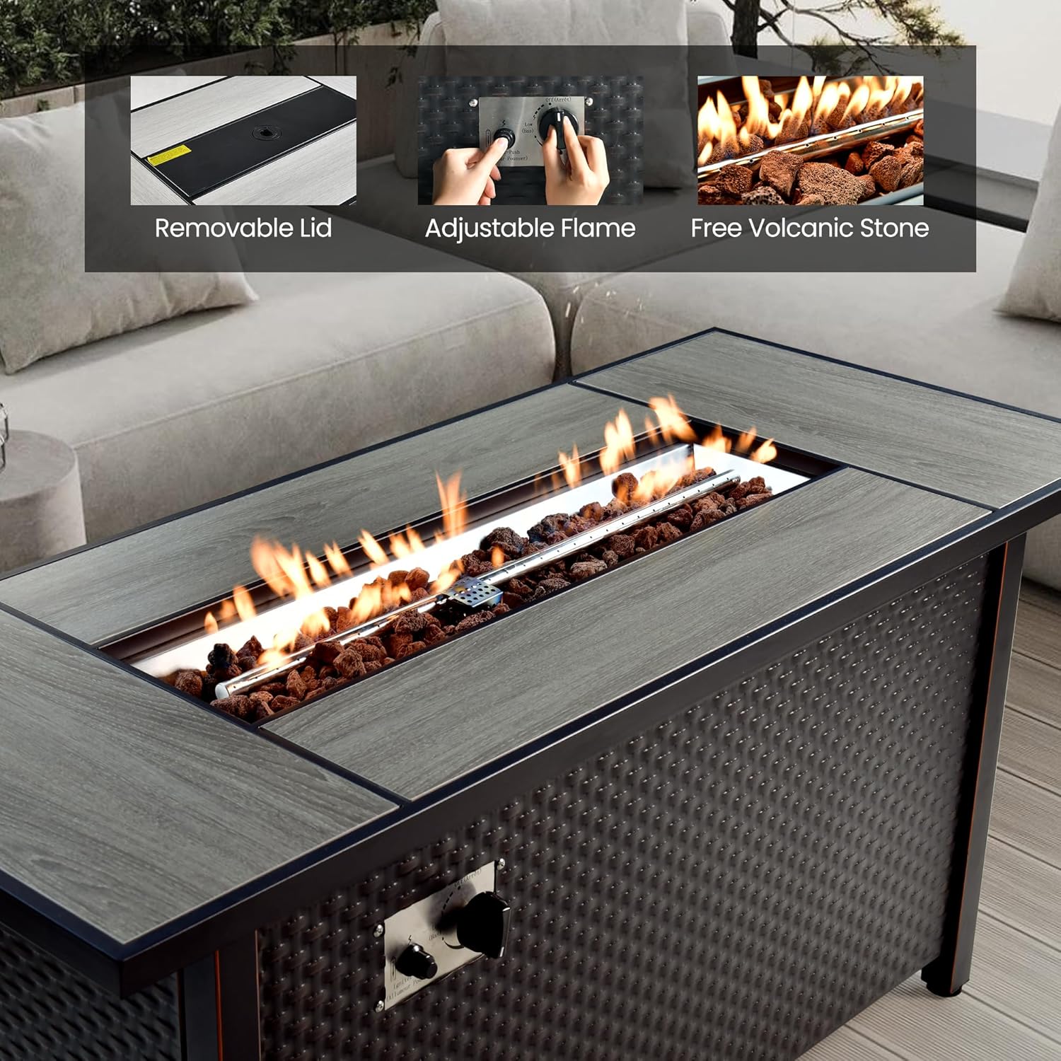 buy OOBOLT 9 piece patio set,OOBOLT 9 piece patio set worth buying,best fire pit conversation set for backyard,OOBOLT patio set pros cons,swivel rocking chair patio set vs alternatives,should I buy OOBOLT outdoor furniture set unboxing and complete package contents