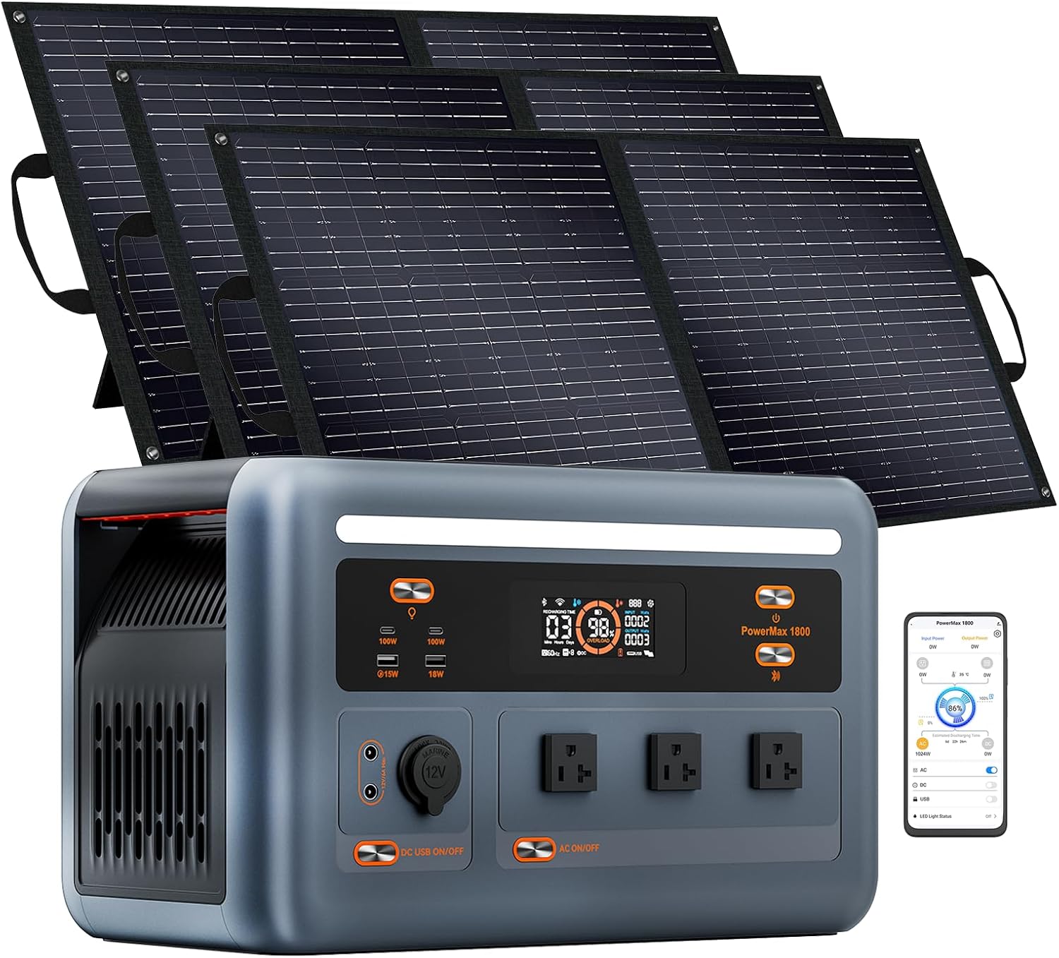 Image 1 of buy OSCAL PowerMax 1800SE solar generator
