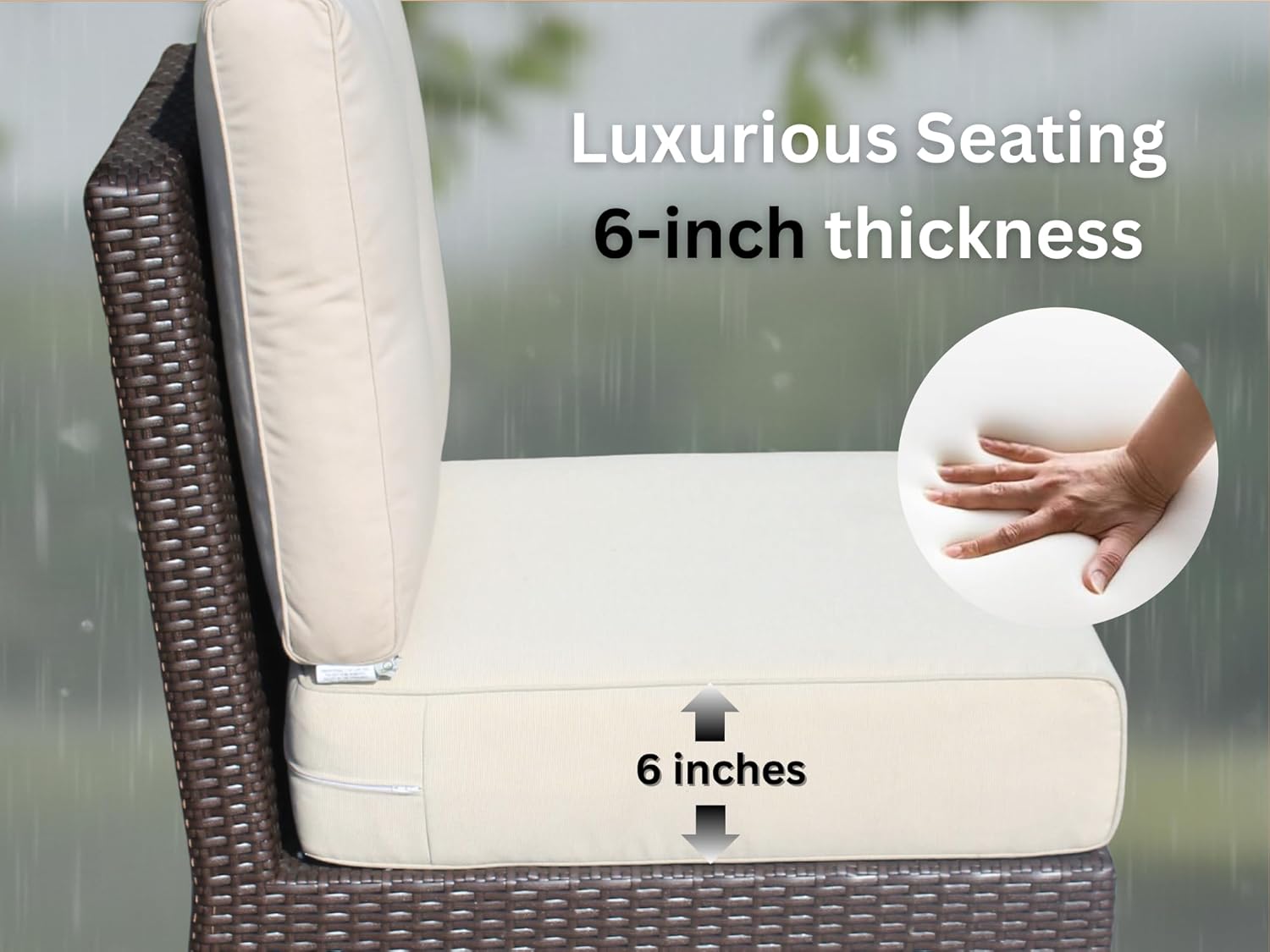 buy Ohana Deposit patio set,Ohana Deposit Summit Collection worth it,best no-assembly patio furniture sets,swivel glider patio set pros cons,Rainshield cushions vs regular cushions,8-piece outdoor seating set for large family unboxing and complete package contents