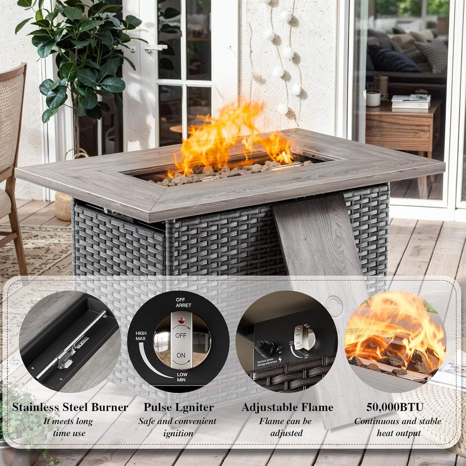 Step-by-step guide for buy Opohoro patio furniture set,best outdoor wicker furniture with fire pit,Opohoro 8 piece set worth buying,swivel patio chairs with cushions pros cons,should I buy Opohoro furniture,patio conversation set vs alternatives - complete tutorial