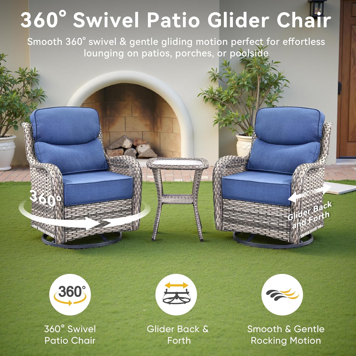buy Opohoro patio furniture set,best outdoor wicker furniture with fire pit,Opohoro 8 piece set worth buying,swivel patio chairs with cushions pros cons,should I buy Opohoro furniture,patio conversation set vs alternatives performance testing and real-world results