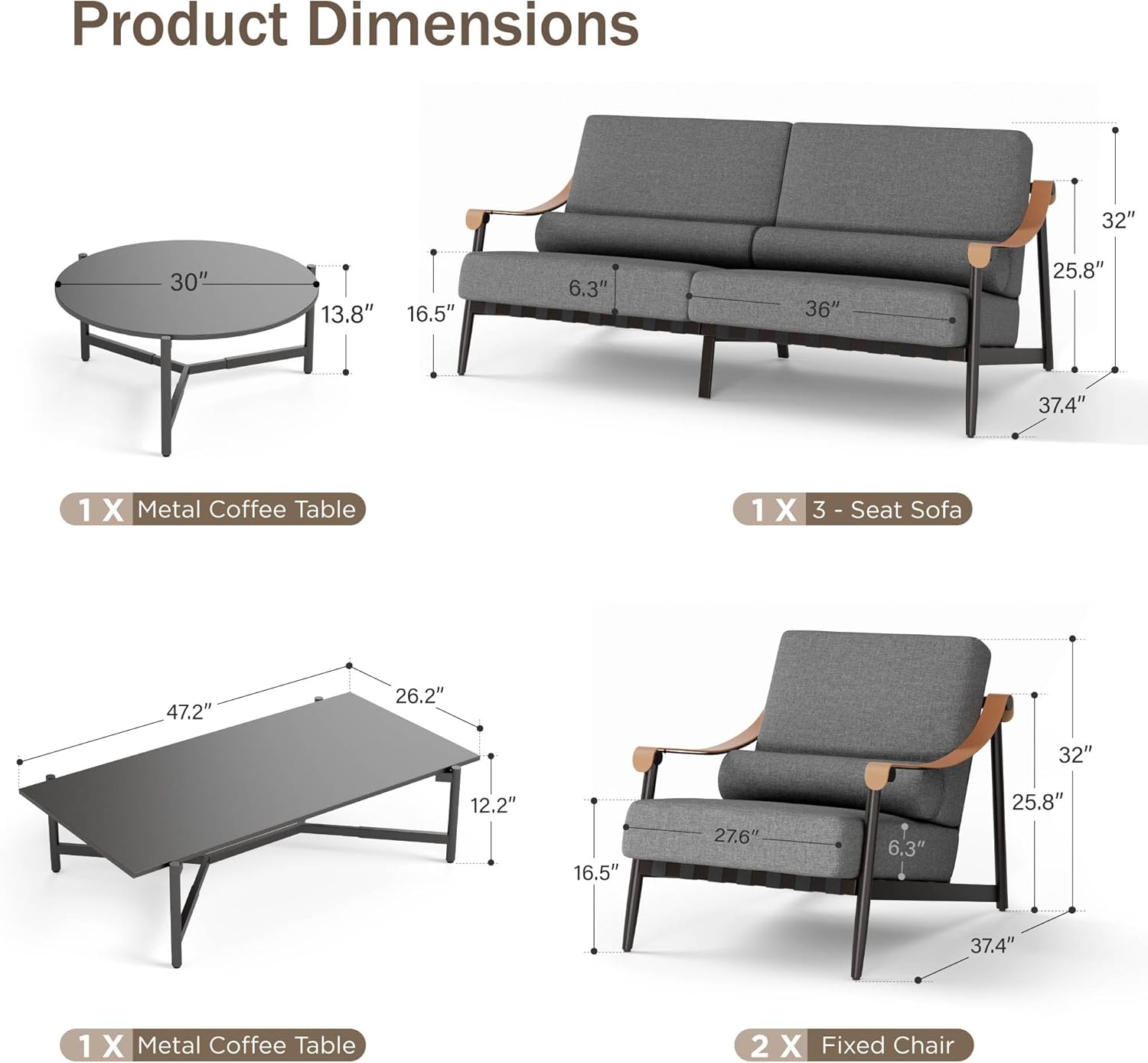 buy PHI VILLA outdoor patio set,PHI VILLA patio set pros cons,best outdoor conversation set for car,deep seat patio furniture for vehicle,should I buy PHI VILLA set,PHI VILLA vs alternative outdoor sets unboxing and complete package contents