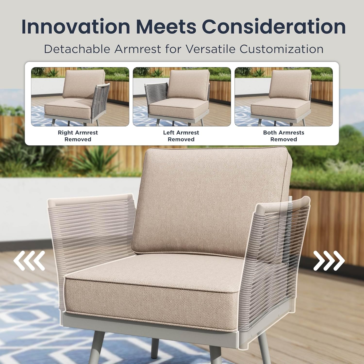 buy PHI VILLA patio sectional set,PHI VILLA rope rattan vs other brands,PHI VILLA patio set pros cons,best outdoor conversation set for car,should I buy PHI VILLA sectional,PHI VILLA patio set worth buying unboxing and complete package contents