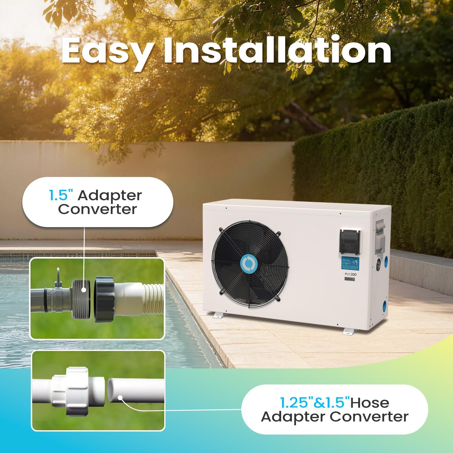 Step-by-step guide for buy POOLCOMFT inverter pool heat pump,best pool heat pump for inground pools,POOLCOMFT pool heater pros cons,smart WiFi pool heat pump worth buying,POOLCOMFT vs traditional pool heater,inverter heat pump for above ground pool - complete tutorial
