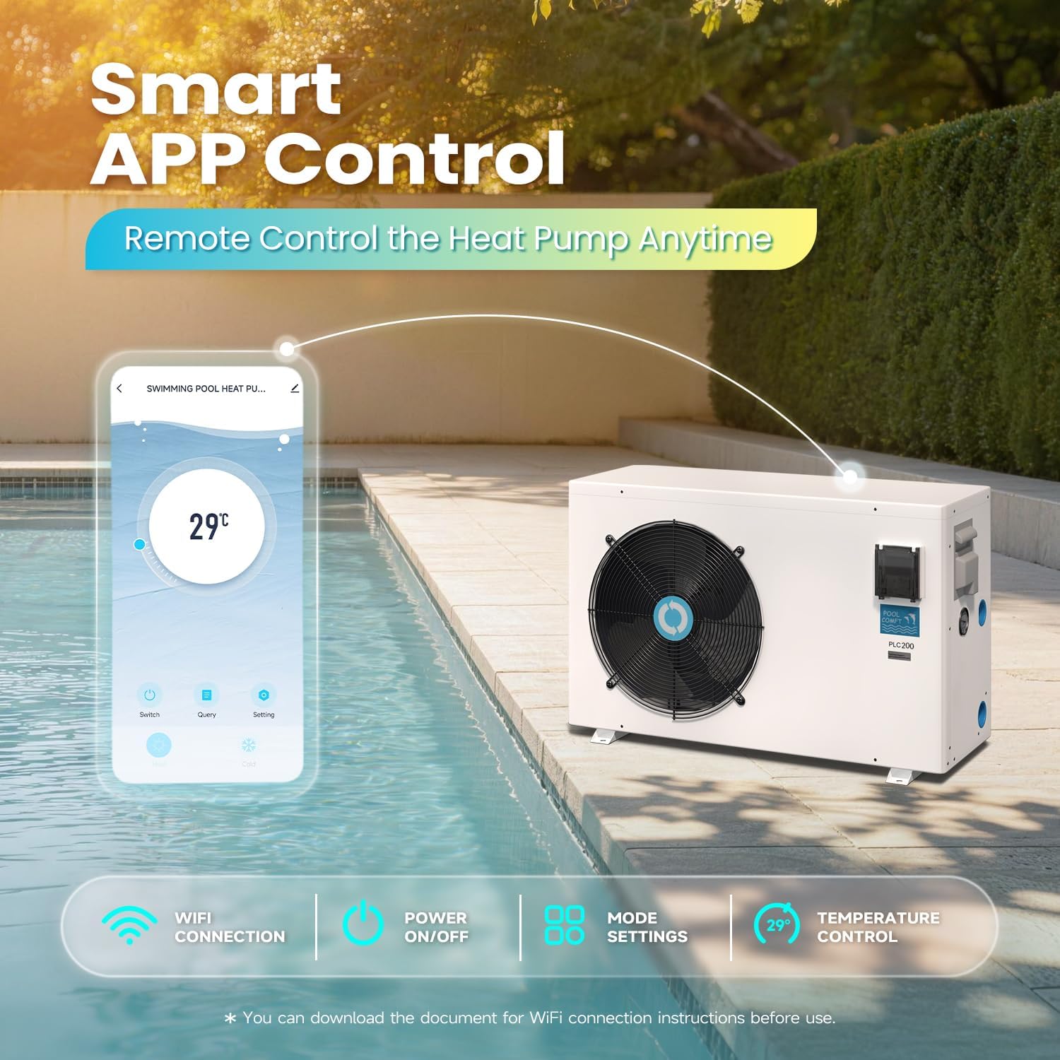 buy POOLCOMFT inverter pool heat pump,best pool heat pump for inground pools,POOLCOMFT pool heater pros cons,smart WiFi pool heat pump worth buying,POOLCOMFT vs traditional pool heater,inverter heat pump for above ground pool performance testing and real-world results