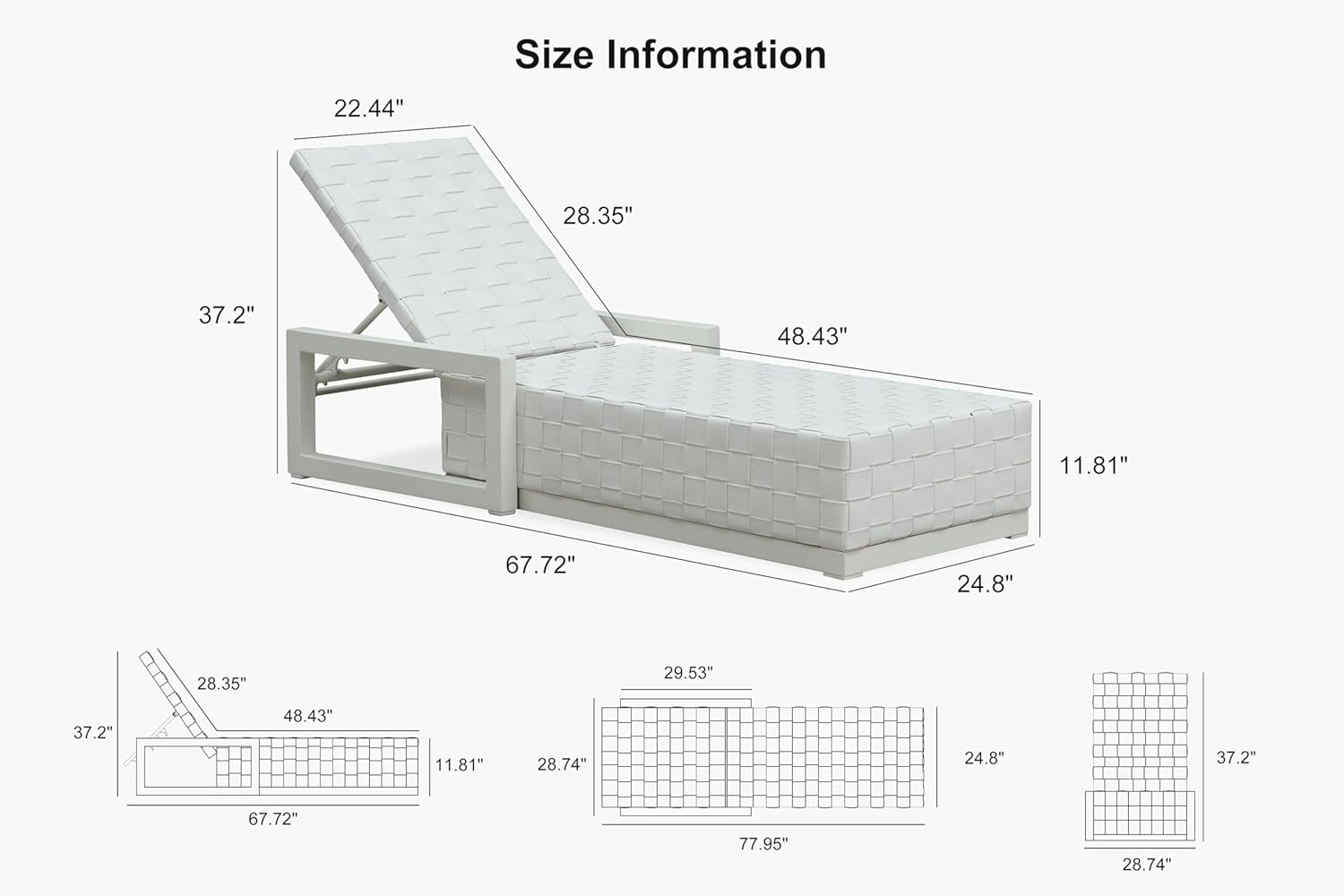 buy PURPLE LEAF chaise lounge set,PURPLE LEAF patio lounge chair worth buying,best outdoor chaise lounge for pool,PURPLE LEAF vs other chaise lounges,PU leather patio chair pros cons,adjustable pool lounge chair features unboxing and complete package contents