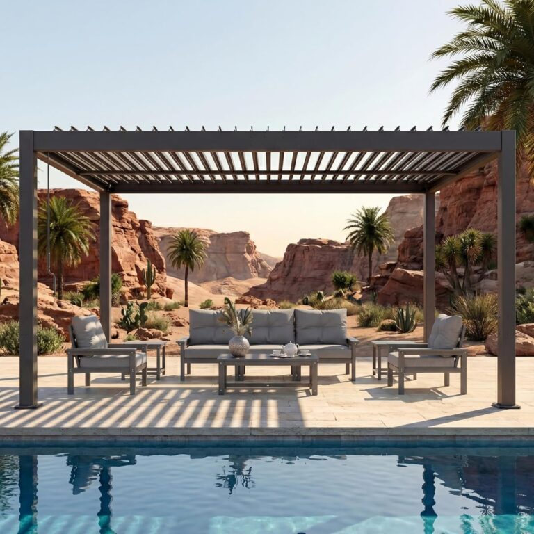 Image 1 of buy Patio Kingdom louvered pergola