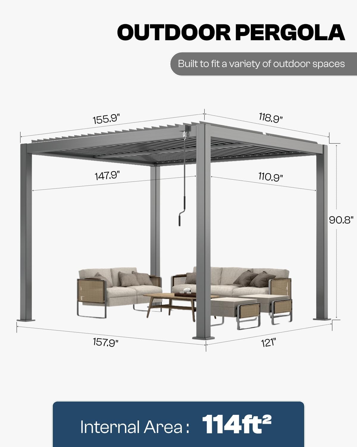 buy Patio Kingdom louvered pergola,should I buy a louvered pergola,Patio Kingdom pergola vs alternatives,adjustable roof pergola pros cons,best aluminum hardtop pergola for patio unboxing and complete package contents