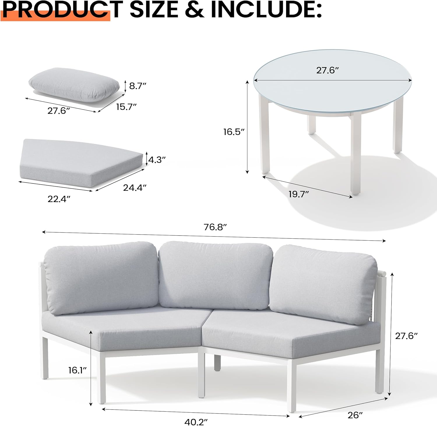 buy Pellebant patio set,Pellebant outdoor sofa pros cons,best curved patio furniture set,aluminum outdoor sectional worth it,should I buy Pellebant outdoor set,Pellebant vs other patio sets unboxing and complete package contents