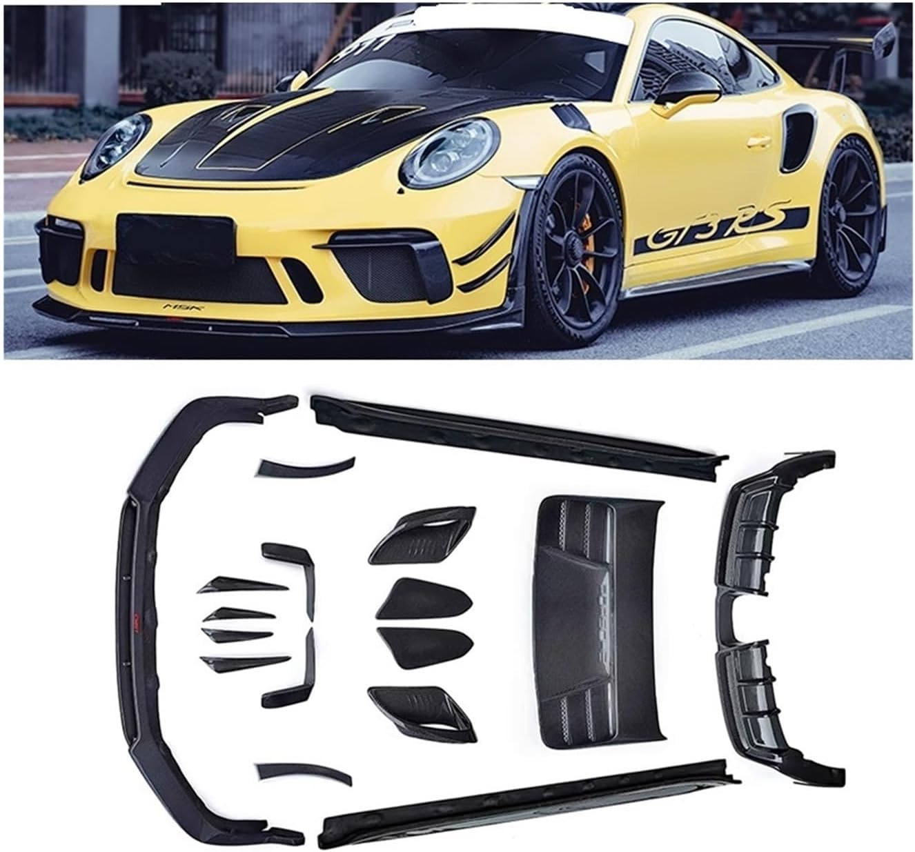 Step-by-step guide for buy Porsche 911 GT3 RS carbon fiber kit,Porsche 911 GT3 RS carbon fiber kit worth it,best carbon fiber kit for 991.2 GT3 RS,Porsche 911 GT3 RS carbon fiber pros cons,should I buy carbon fiber kit for my Porsche,GT3 RS carbon fiber kit vs alternatives - complete tutorial