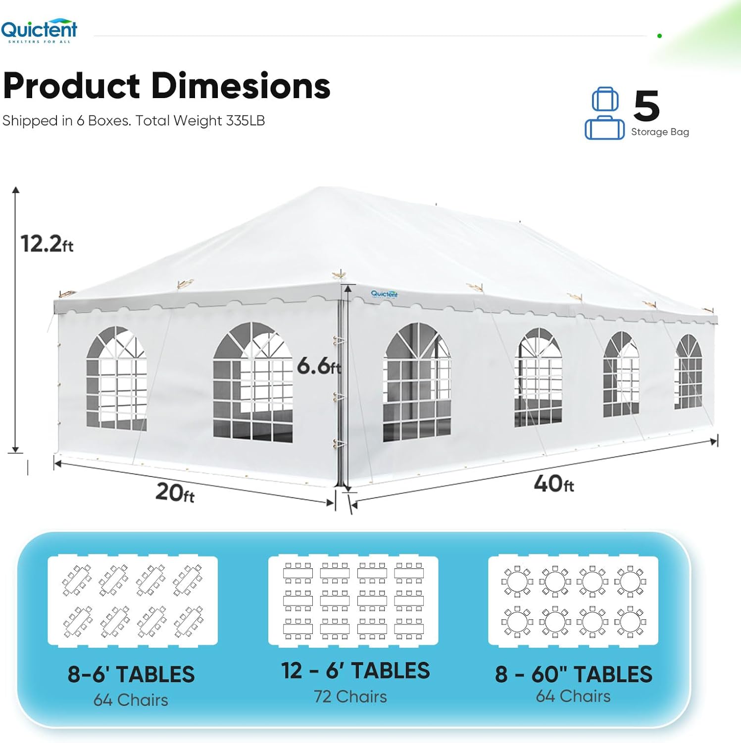 buy Quictent 20x40 party tent,Quictent 20x40 tent worth buying,best large party tent for weddings,Quictent 20x40 pros cons,should I buy Quictent pole tent,20x40 event tent vs others unboxing and complete package contents