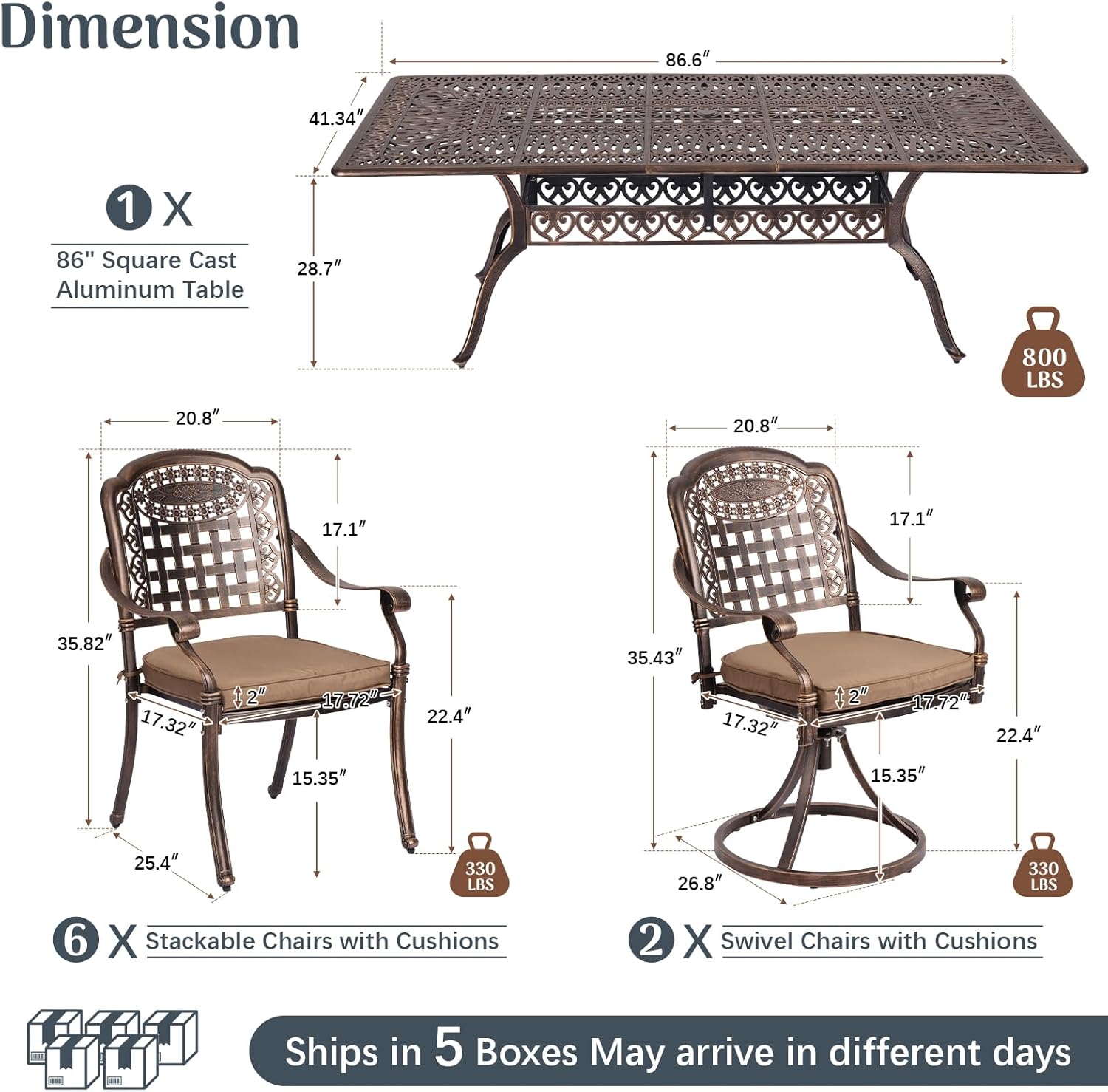 buy Redlife 9-piece cast aluminum dining set,should I buy Redlife patio dining set,Redlife cast aluminum dining set pros cons,best cast aluminum outdoor dining set for gatherings,Redlife dining set vs other brands,is Redlife dining set worth buying unboxing and complete package contents