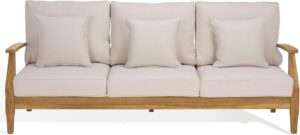 Image 1 of buy SAFAVIEH Martinique teak patio sofa