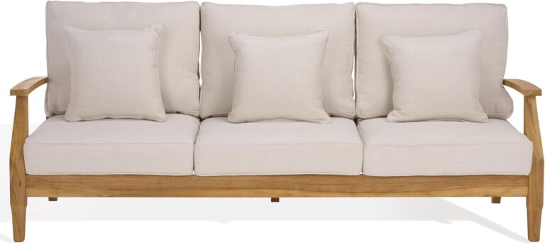 Image 1 of buy SAFAVIEH Martinique teak patio sofa