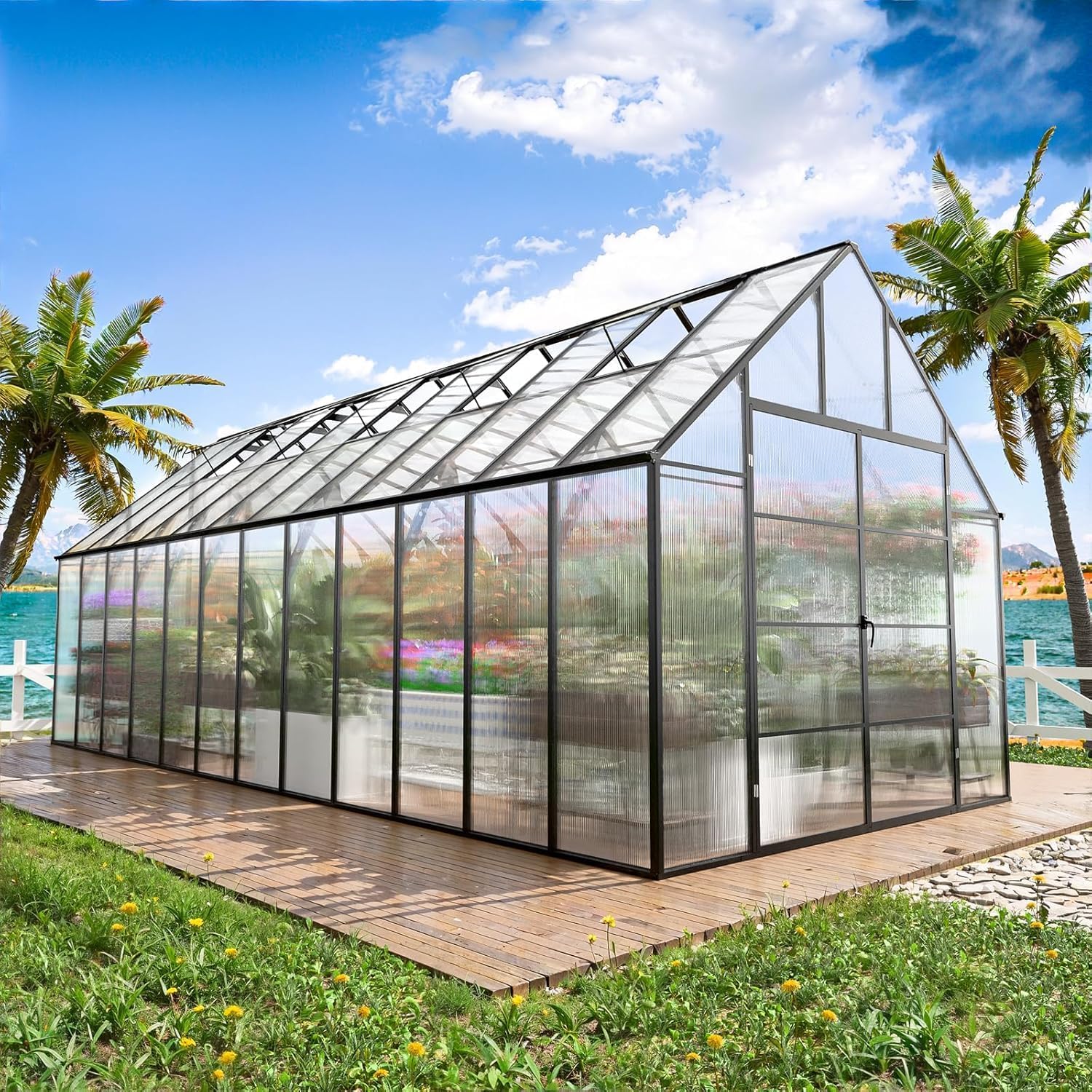 Image 1 of buy SELLERWE 10x24 greenhouse