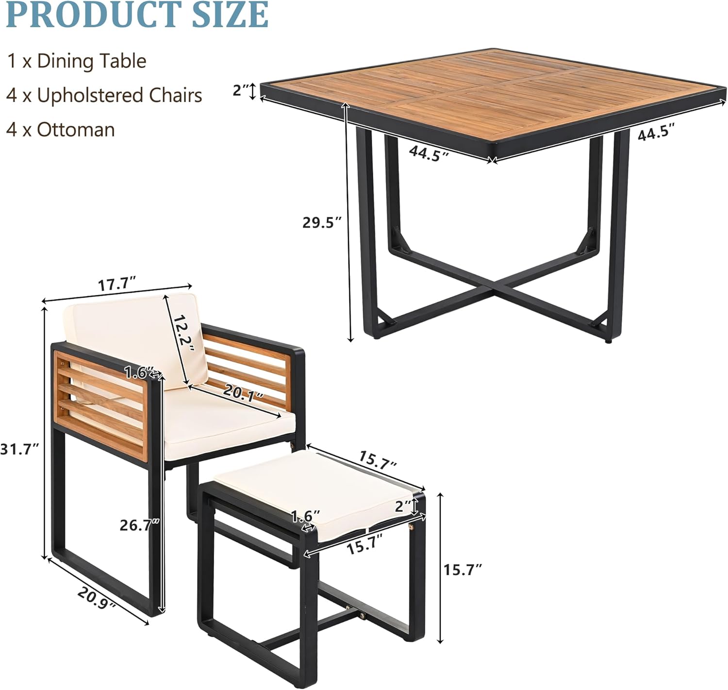 buy SOFTSEA 18-piece outdoor dining set,SOFTSEA acacia wood patio set pros cons,best outdoor dining set for small patio,should I buy SOFTSEA dining set,SOFTSEA vs similar outdoor sets,acacia wood dining set worth buying unboxing and complete package contents