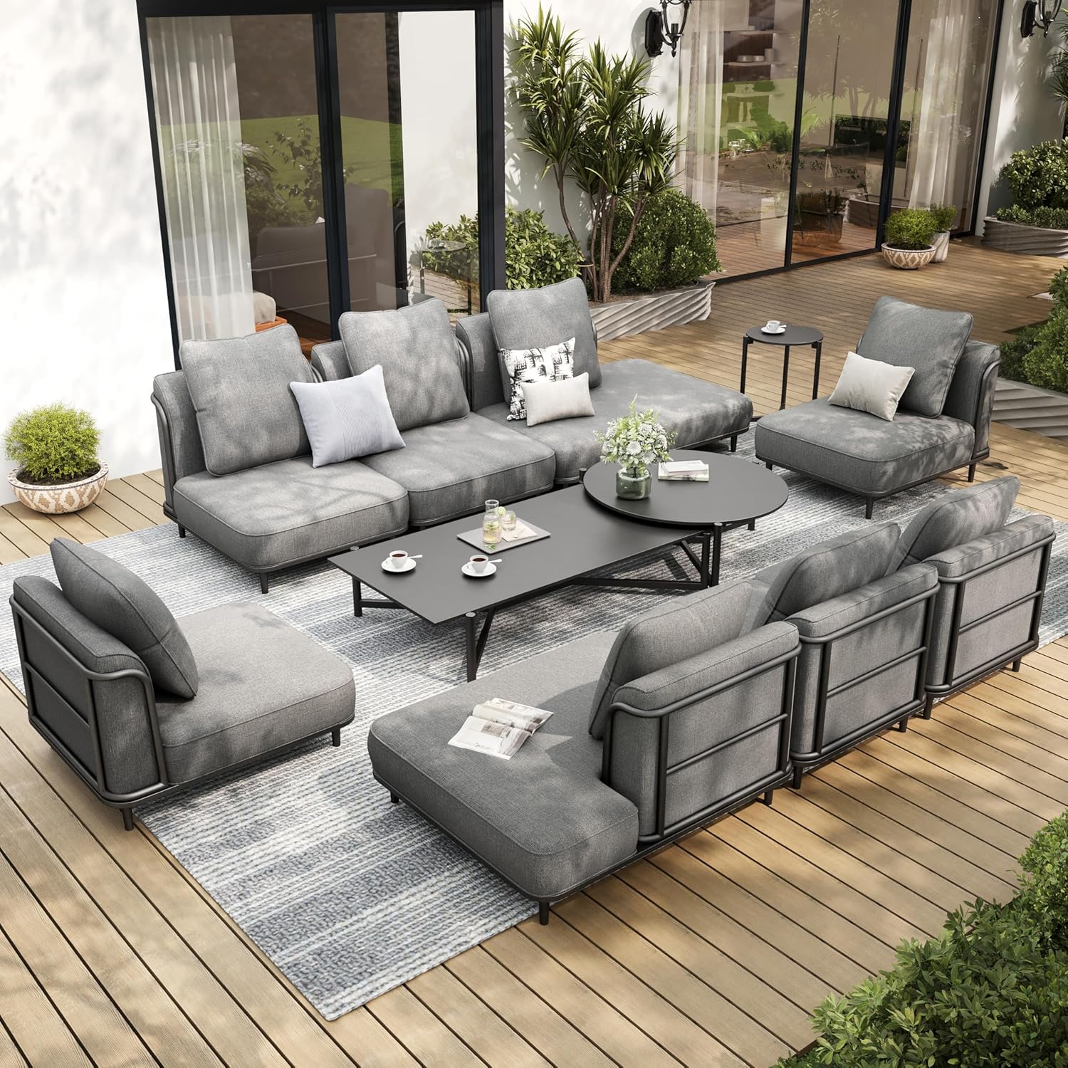 Image 1 of buy SUNSHINE VALLEY metal patio furniture set