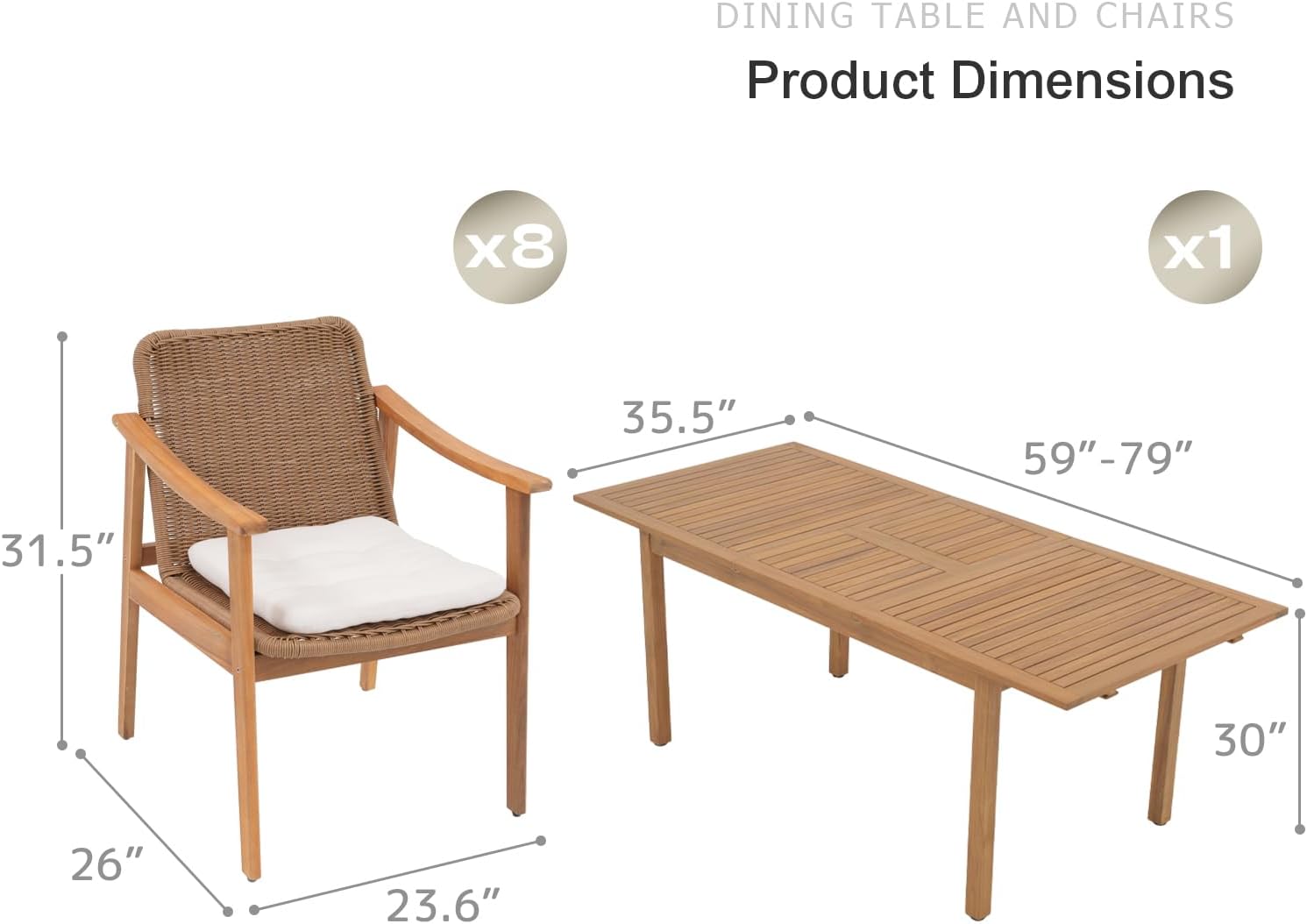 buy SUNSITT outdoor patio dining set,best acacia wood dining set for patio,SUNSITT dining set pros cons,should I buy SUNSITT patio set,9 piece patio dining set worth buying,SUNSITT vs similar dining sets unboxing and complete package contents