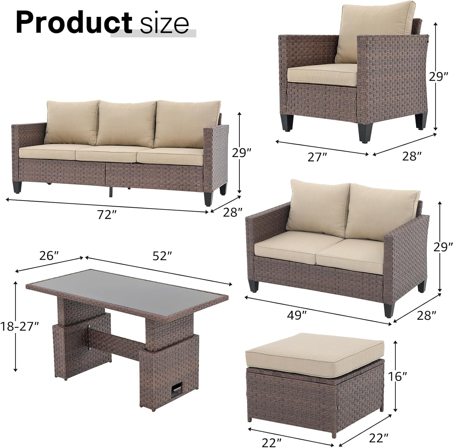 buy SUNSITT patio furniture set,SUNSITT 7-piece sectional review,best wicker conversation set for backyard,SUNSITT patio set pros cons,is SUNSITT outdoor furniture worth buying,SUNSITT vs similar patio sets unboxing and complete package contents