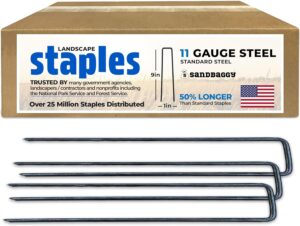Image 1 of buy Sandbaggy 9 inch landscape staples