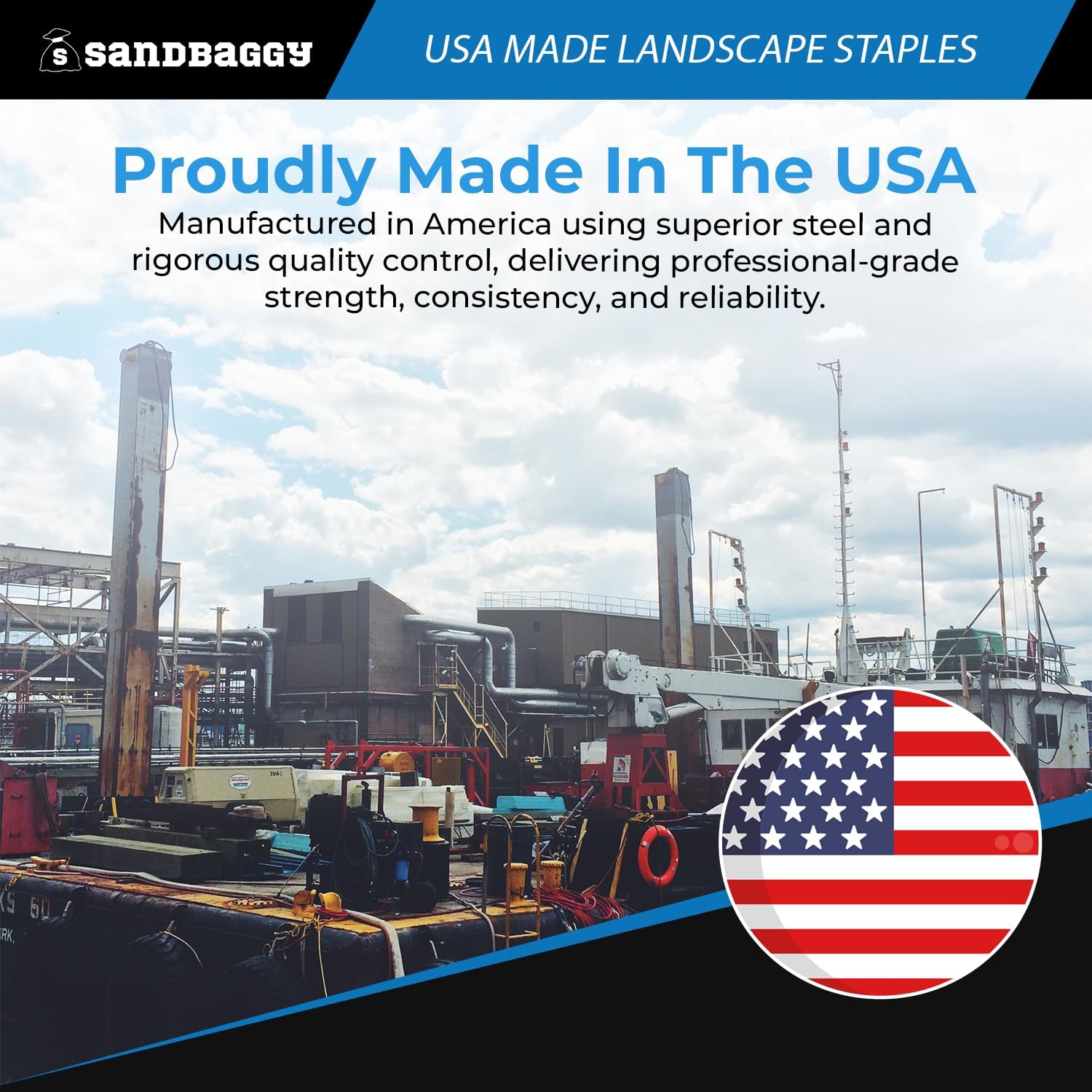 Step-by-step guide for buy Sandbaggy 9 inch landscape staples,should I buy heavy duty landscape staples,Sandbaggy staples vs imported alternatives,best USA made landscape staples pros cons,9 inch landscape staples worth buying,landscape staples for loose soil - complete tutorial