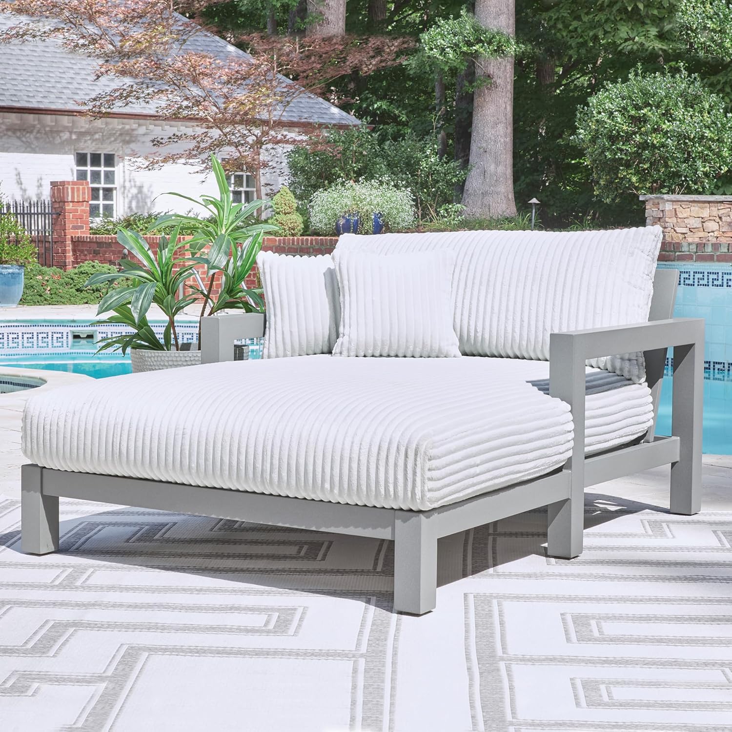 buy Signature Design Ashley outdoor chaise,should I buy outdoor chaise lounge,Ashley outdoor chaise vs alternatives,Signature Design by Ashley chaise pros cons,best outdoor chaise for sunbathing,Nuvella fabric chaise worth buying unboxing and complete package contents