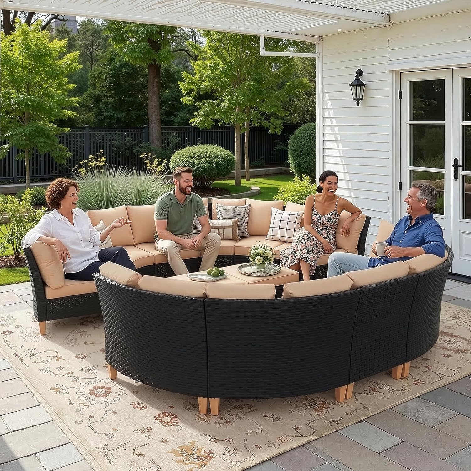 buy Soohow patio furniture set,Soohow outdoor sectional comfort,best wicker patio conversation set,Soohow 12 piece worth buying,outdoor furniture pros cons,Soohow vs other patio sets unboxing and complete package contents