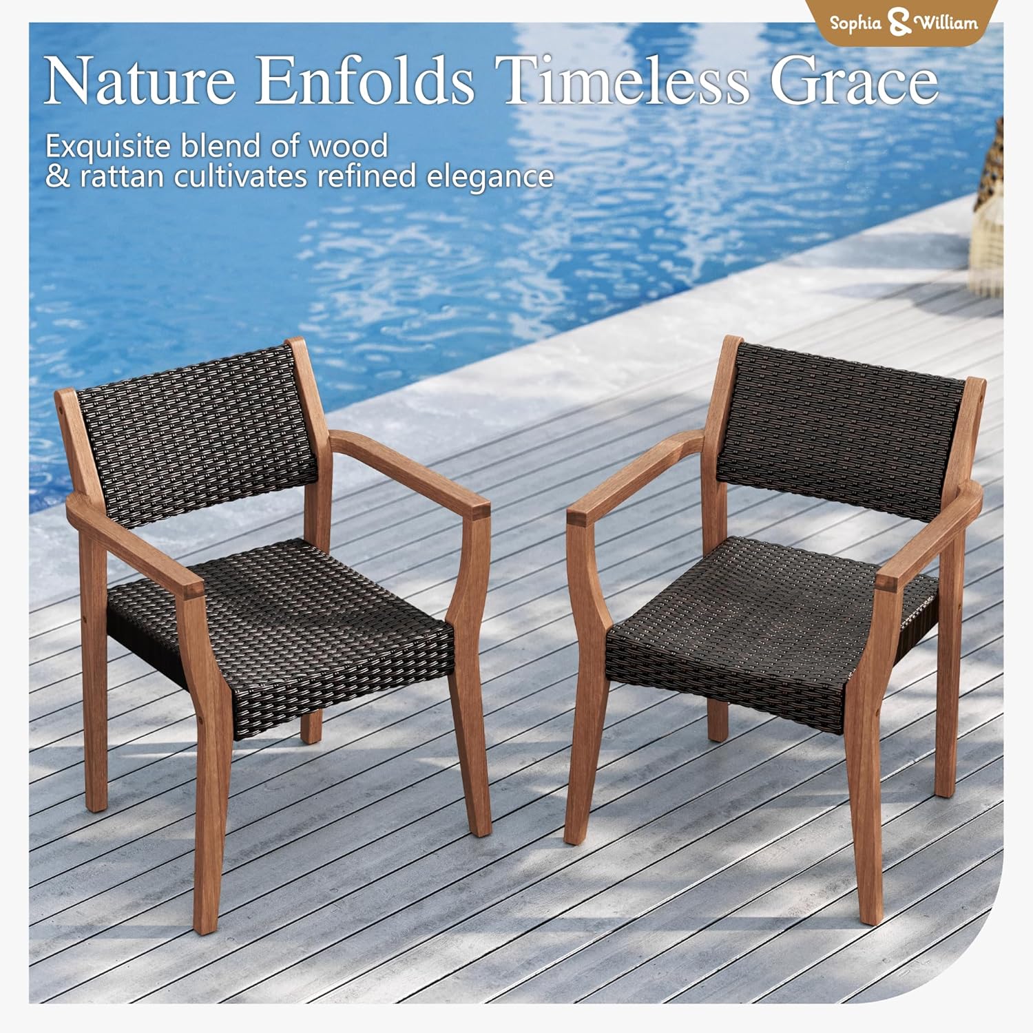 Step-by-step guide for buy Sophia & William patio dining set,Sophia & William outdoor table and chairs pros cons,best acacia wood dining set for patio,should I buy expandable outdoor table,Sophia & William 9 piece set worth it - complete tutorial