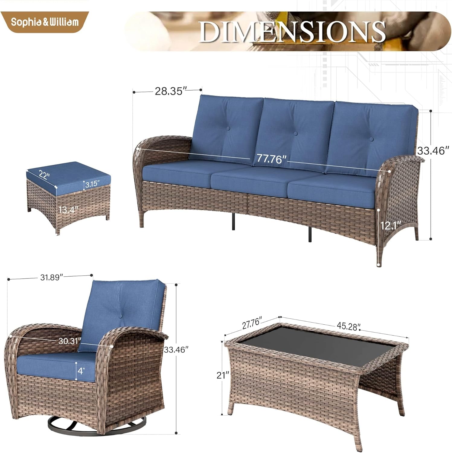 Step-by-step guide for buy Sophia William patio set,Sophia William wicker rattan worth buying,patio conversation set for cars,Sophia William outdoor set pros cons,best outdoor sofa set for vehicles,should I buy Sophia William glider set - complete tutorial