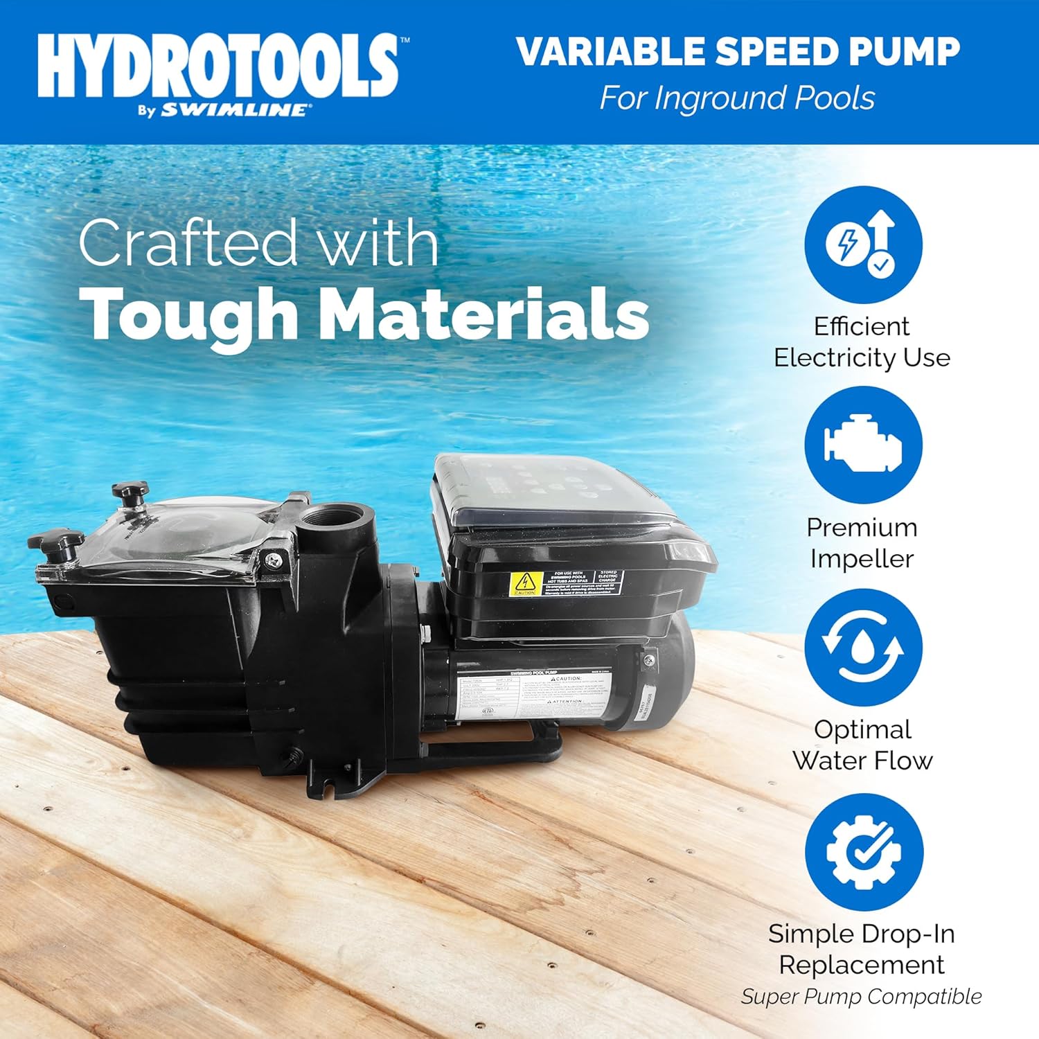 buy Swimline HYDROTOOLS variable speed pool pump,best variable speed pool pump for inground pools,Swimline pool pump vs Hayward,variable speed pool pump pros cons,Swimline HYDROTOOLS pump worth buying,energy efficient pool pump for above ground pools unboxing and complete package contents