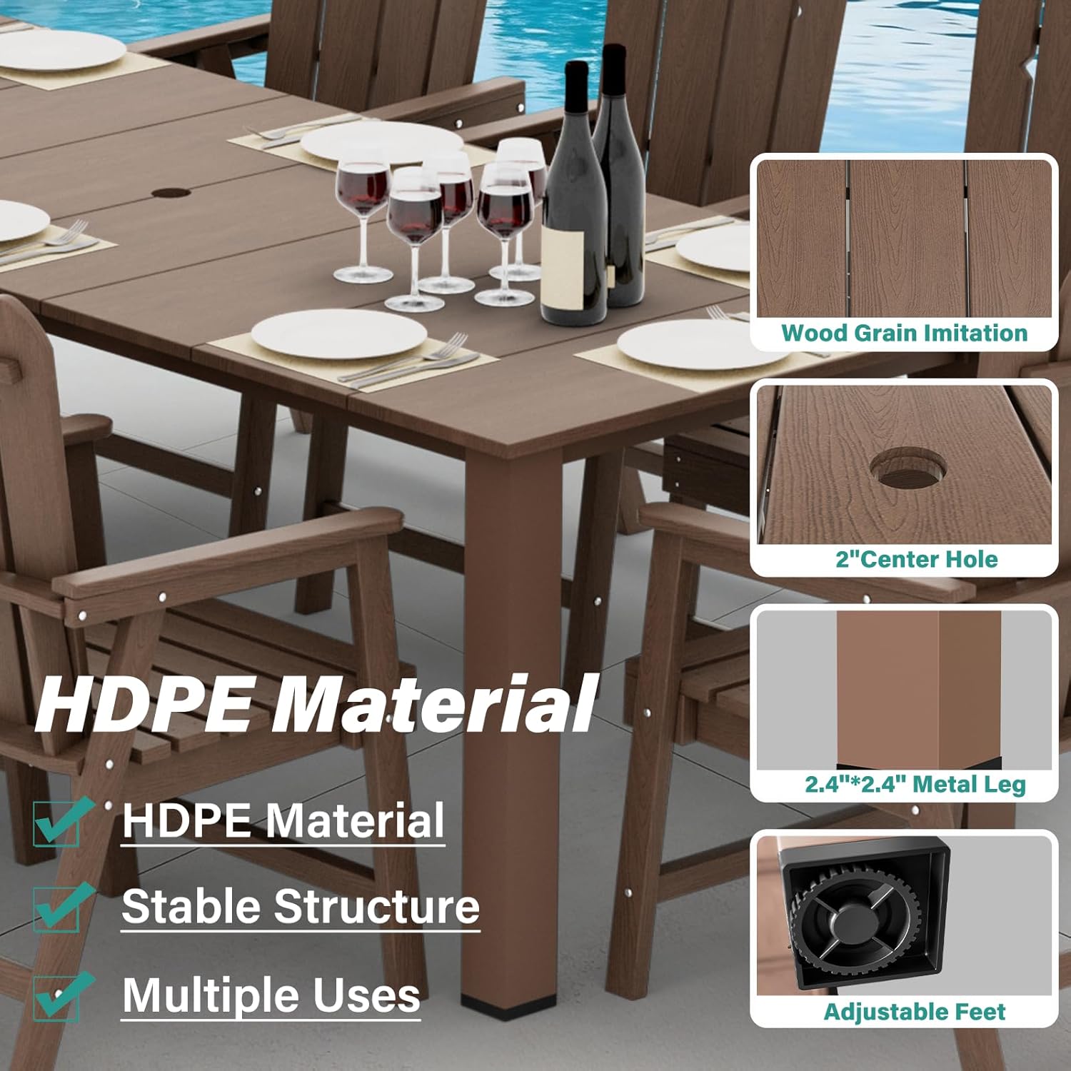 buy Tioline 9-piece patio dining set,best outdoor dining set for 8,HDPE patio furniture pros cons,Tioline dining set worth buying,should I buy a 9-piece patio set,aluminum and HDPE dining set for car maintenance performance testing and real-world results