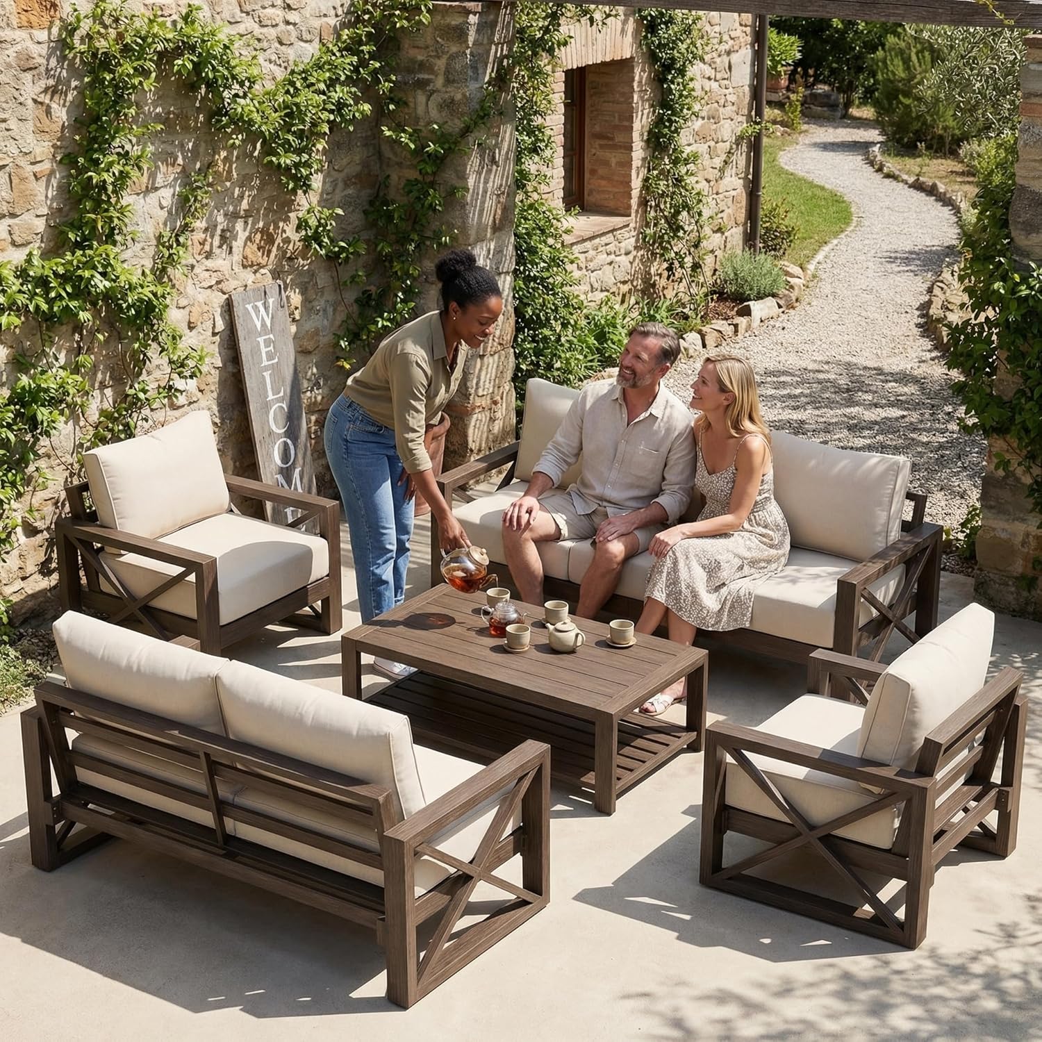 buy UDPATIO aluminum patio furniture set,UDPATIO aluminum patio set pros cons,best aluminum patio furniture with fire pit,UDPATIO outdoor furniture worth buying,should I buy UDPATIO patio set,faux wood grain aluminum furniture for car performance testing and real-world results