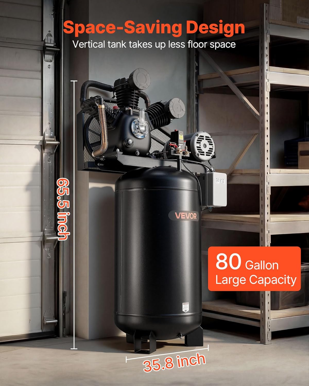 buy VEVOR 80 gallon air compressor,VEVOR 80 gallon compressor worth buying,best industrial air compressor for workshop,VEVOR 10HP compressor pros cons,should I buy a VEVOR air compressor,80 gallon air compressor for large shop performance testing and real-world results