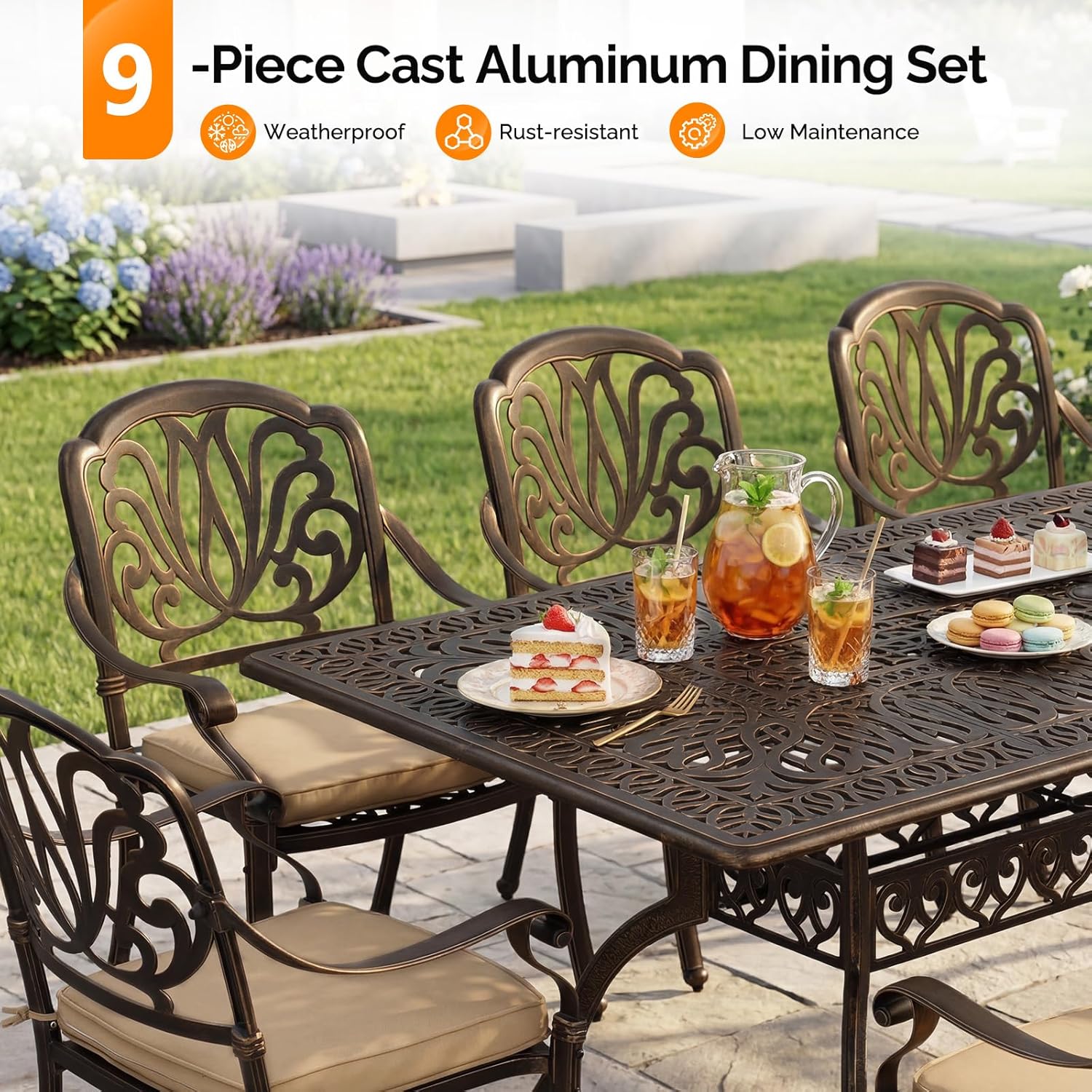 buy VINGLI cast aluminum patio dining set,should I buy VINGLI outdoor dining set,VINGLI cast aluminum patio set pros cons,best patio dining sets for 8 people,VINGLI outdoor dining set worth buying,VINGLI vs other cast aluminum dining sets performance testing and real-world results