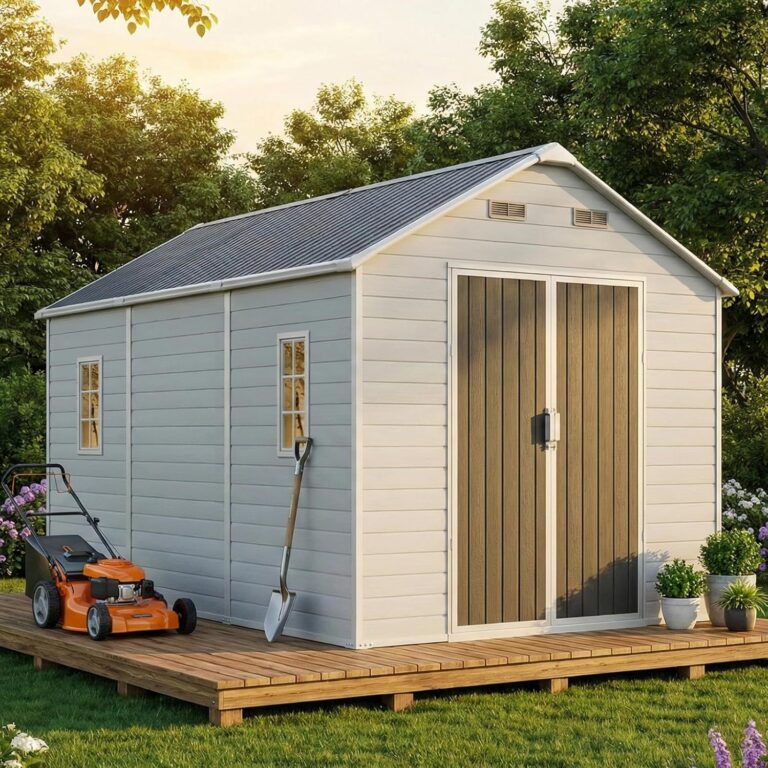 Image 1 of buy WELYAS 8x14 resin storage shed