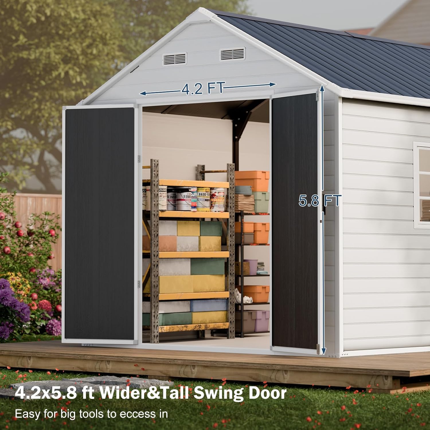 Step-by-step guide for buy WELYAS 8x14 resin storage shed,best resin shed for backyard,WELYAS shed vs traditional wood shed,large outdoor storage shed pros cons,plastic garden shed worth buying,waterproof shed for lawn tools - complete tutorial