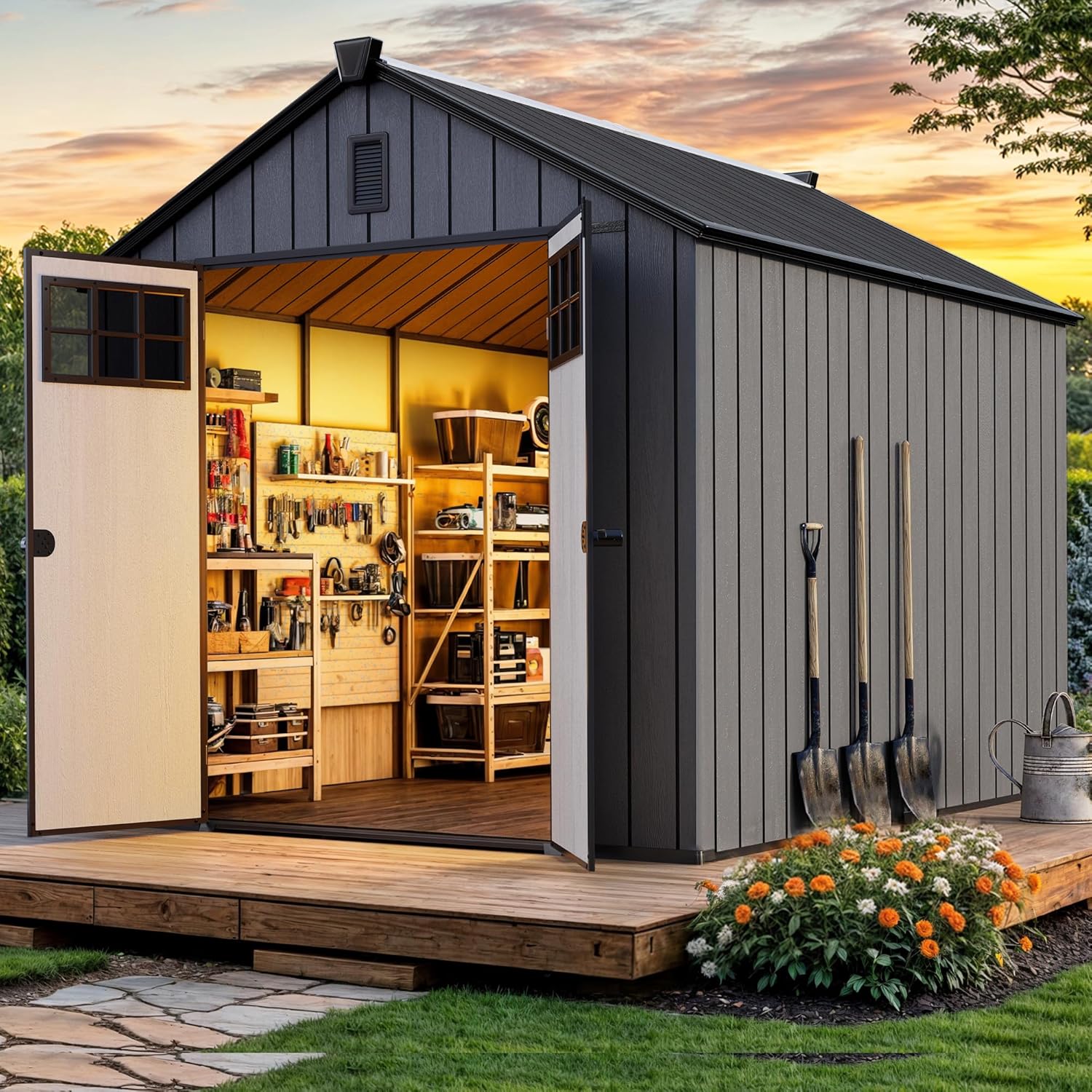 Image 1 of buy YITAHOME storage shed