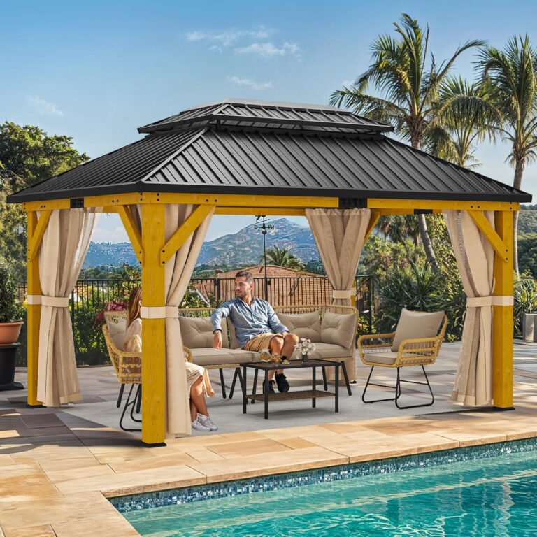 Image 1 of buy YITAHOME wood gazebo