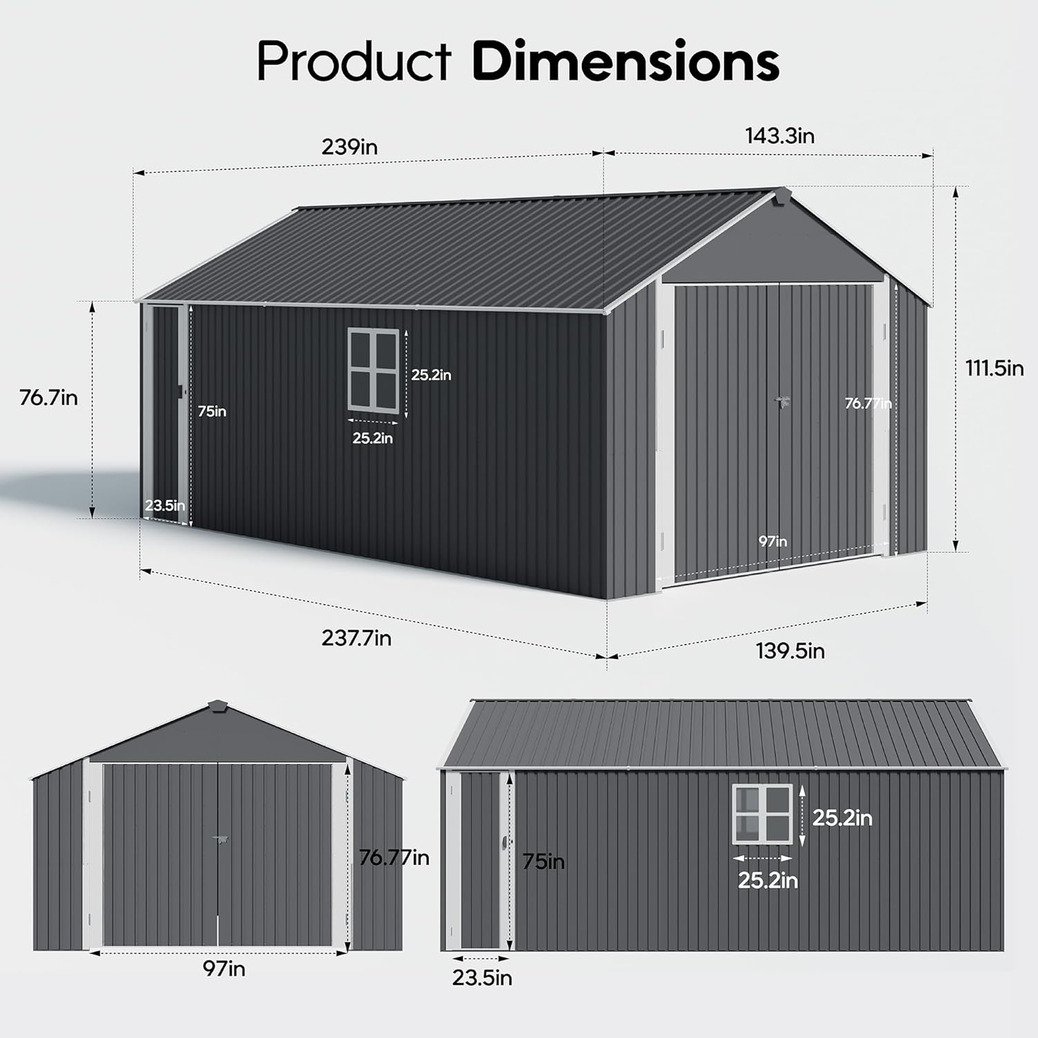 buy ZMAD metal garage shed,should I buy ZMAD garage shed,ZMAD shed pros cons,best outdoor storage shed for truck,ZMAD vs Arrow shed,heavy duty metal shed worth buying unboxing and complete package contents