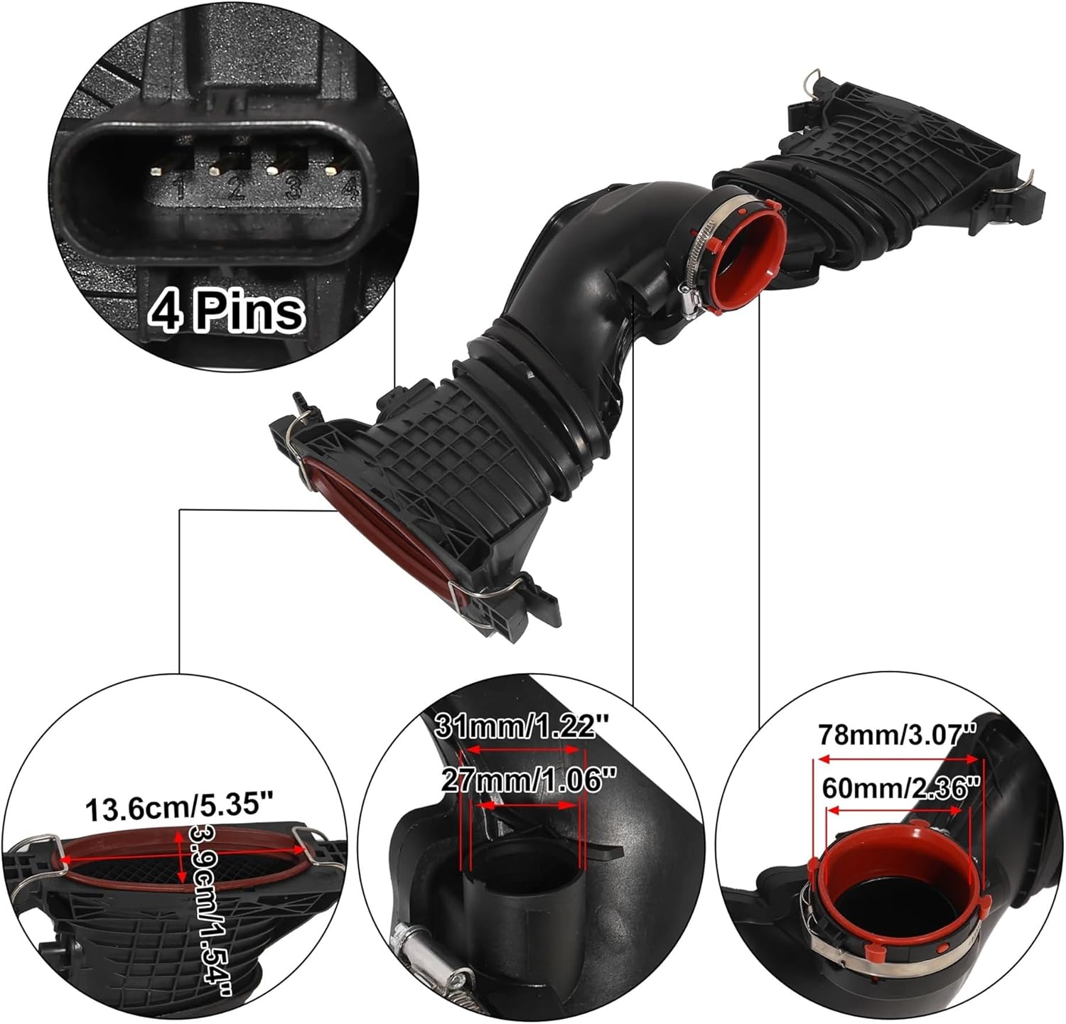 buy air intake pipe hose 6420901642,air intake pipe hose 6420901642 worth buying,should I buy BHUPWZE air intake hose,air intake pipe hose pros cons,best air intake hose for ML350 GL350,air intake hose 6420901642 vs OEM performance testing and real-world results