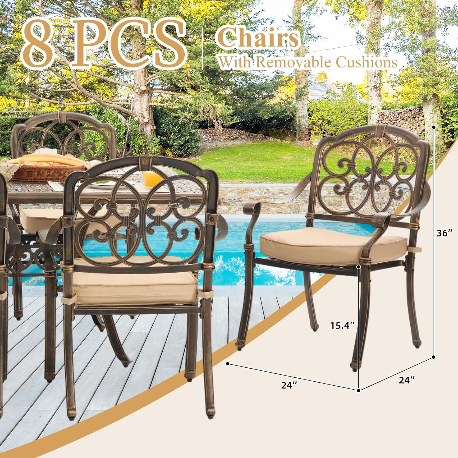 buy antique bronze outdoor dining set,best cast aluminum patio set for 8,attliahome outdoor dining set pros cons,should i buy a rustproof patio set,antique bronze outdoor set vs others,best 9 piece dining set for large family performance testing and real-world results