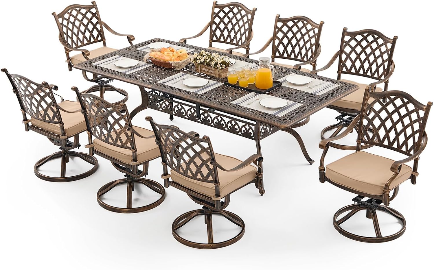 Image 1 of buy cast aluminum patio dining set