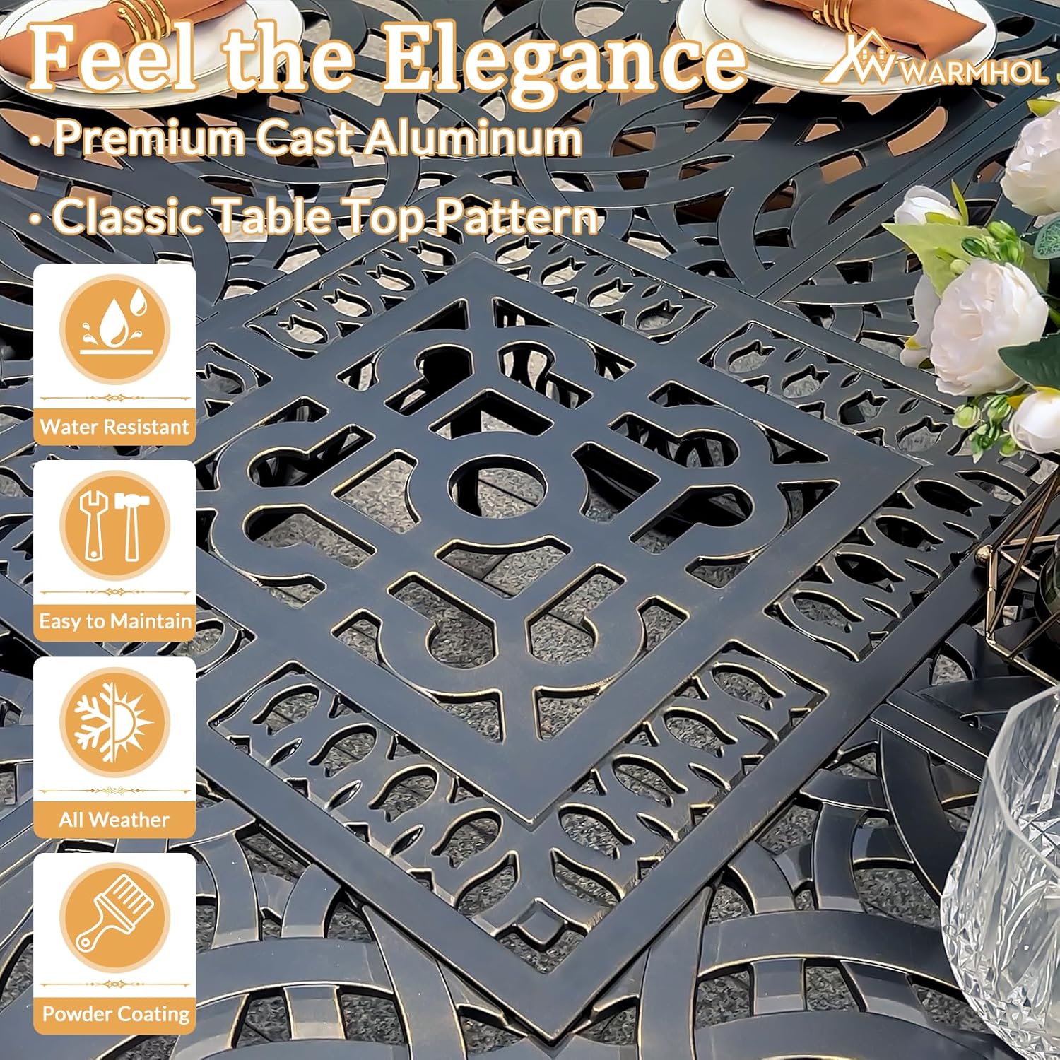 Step-by-step guide for buy cast aluminum patio dining set,best outdoor dining set for large families,cast aluminum vs wicker patio furniture,W WARMHOL dining set pros cons,swivel rocker chairs for patio worth it,should I buy a 9 piece dining set - complete tutorial