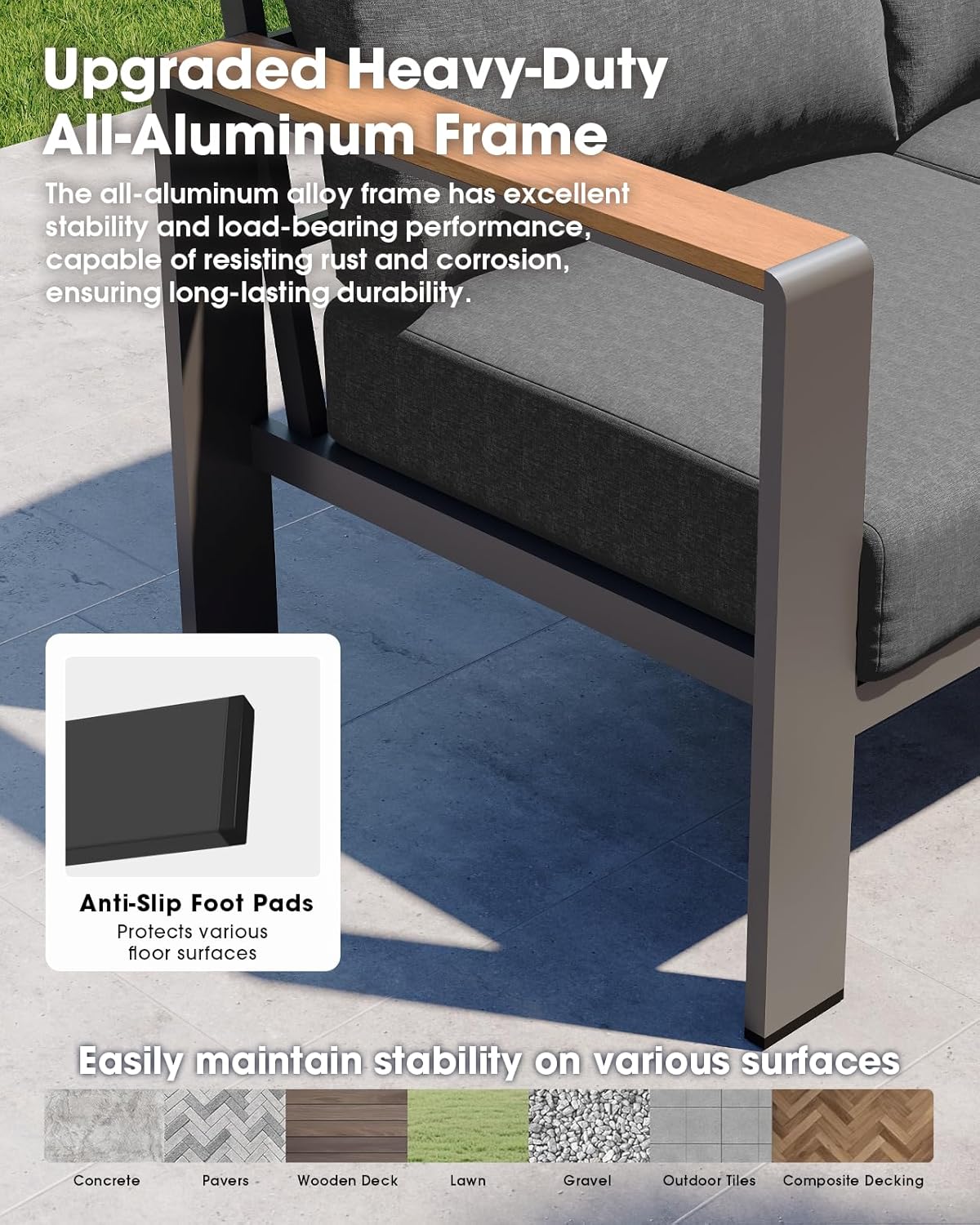 buy comfcove outdoor patio set,comfcove patio furniture worth buying,aluminum outdoor sectional for large gatherings,best 11 seater patio conversation set,comfcove outdoor sofa pros cons,should i buy oversized patio set with coffee table performance testing and real-world results