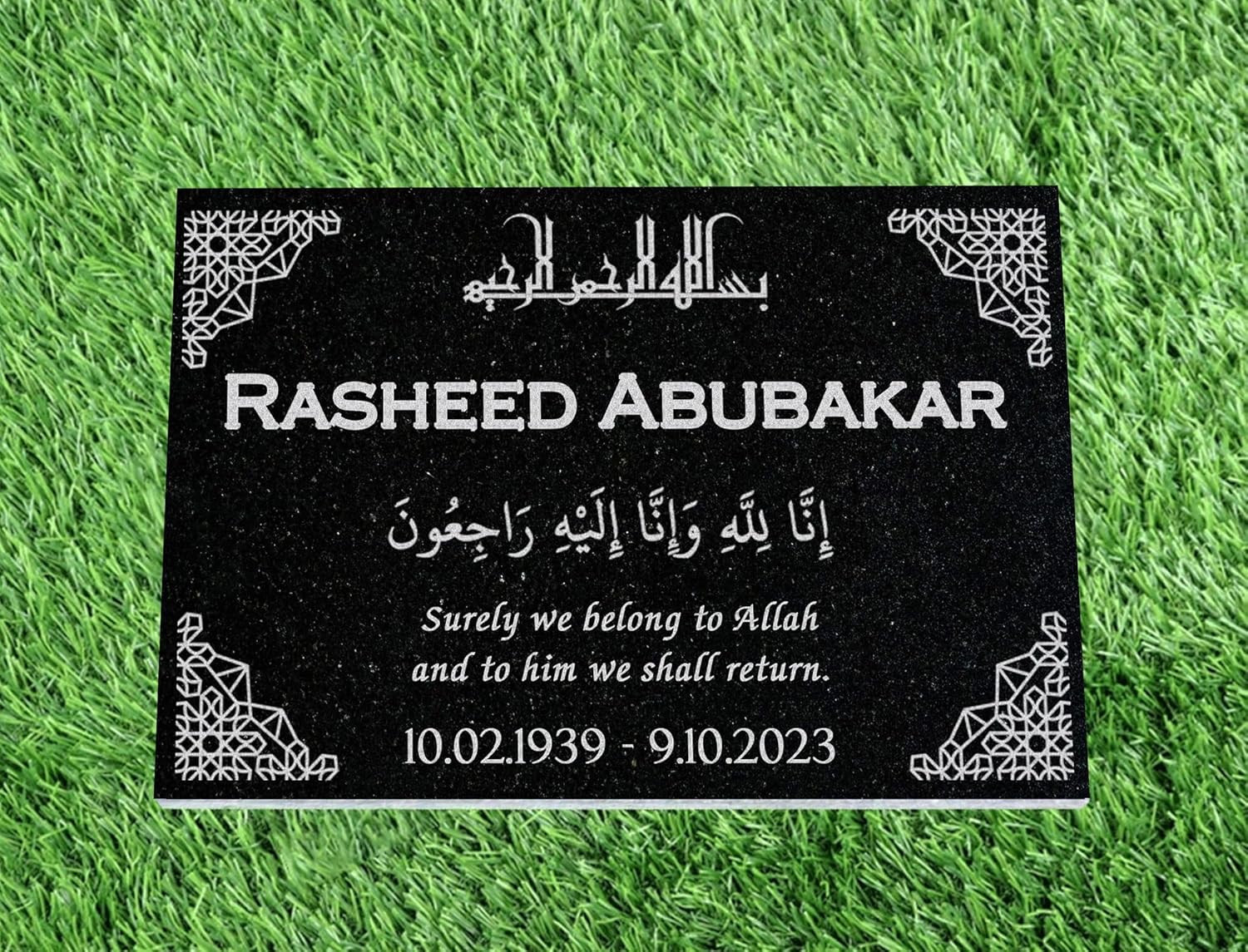 buy custom memorial black granite stone,Islamic personalized grave marker,custom headstone for car,black granite memorial stone pros cons,where to buy memorial garden marker,customizable condolences stone worth buying unboxing and complete package contents