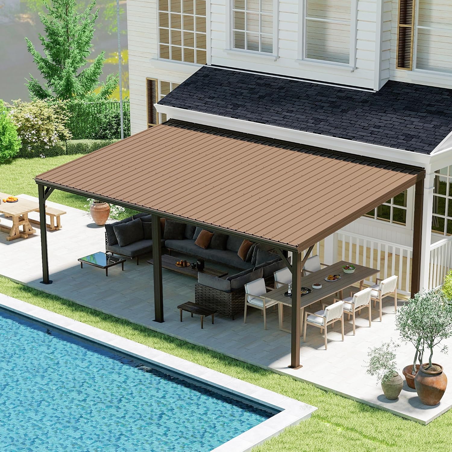 Image 1 of buy domi lean to gazebo