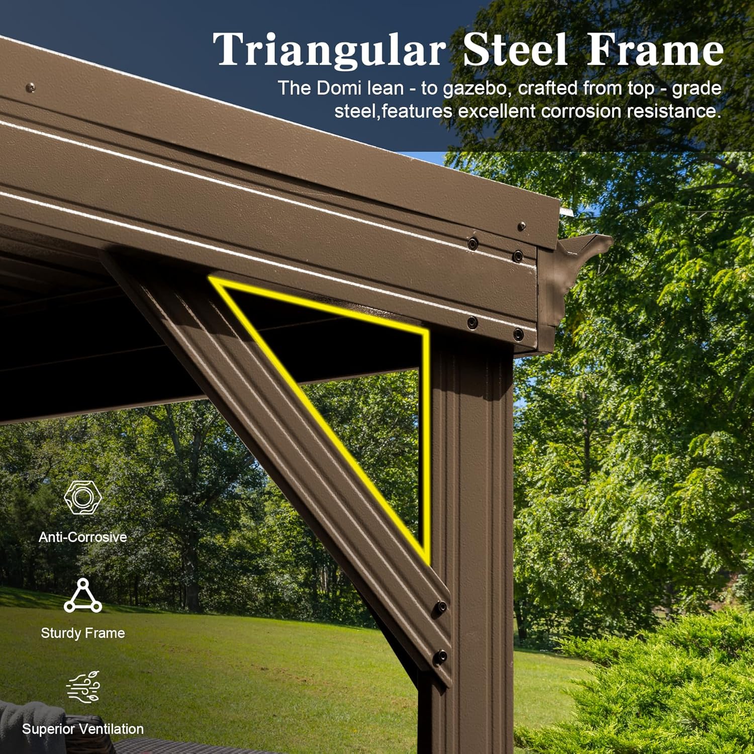 buy domi lean-to gazebo,domi lean-to gazebo pros cons,should I buy domi lean-to gazebo,best hardtop wall-mounted gazebo,domi gazebo worth buying,domi lean-to vs other gazebos unboxing and complete package contents