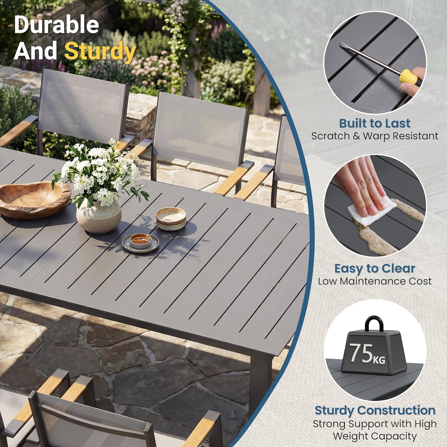 buy extensible patio dining set,should I buy extensible patio dining set,extensible patio dining set pros cons,best folding patio furniture,all-weather outdoor dining set worth buying,extensible table patio set vs standard performance testing and real-world results