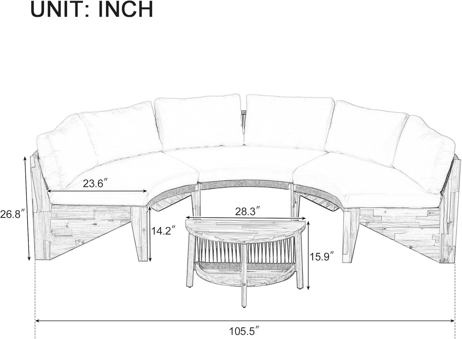 Step-by-step guide for buy half moon patio furniture set,half moon patio furniture pros cons,best outdoor round sectional sofa,should I buy acacia wood patio set,half moon conversation set vs alternatives,waterproof outdoor sofa for garden - complete tutorial